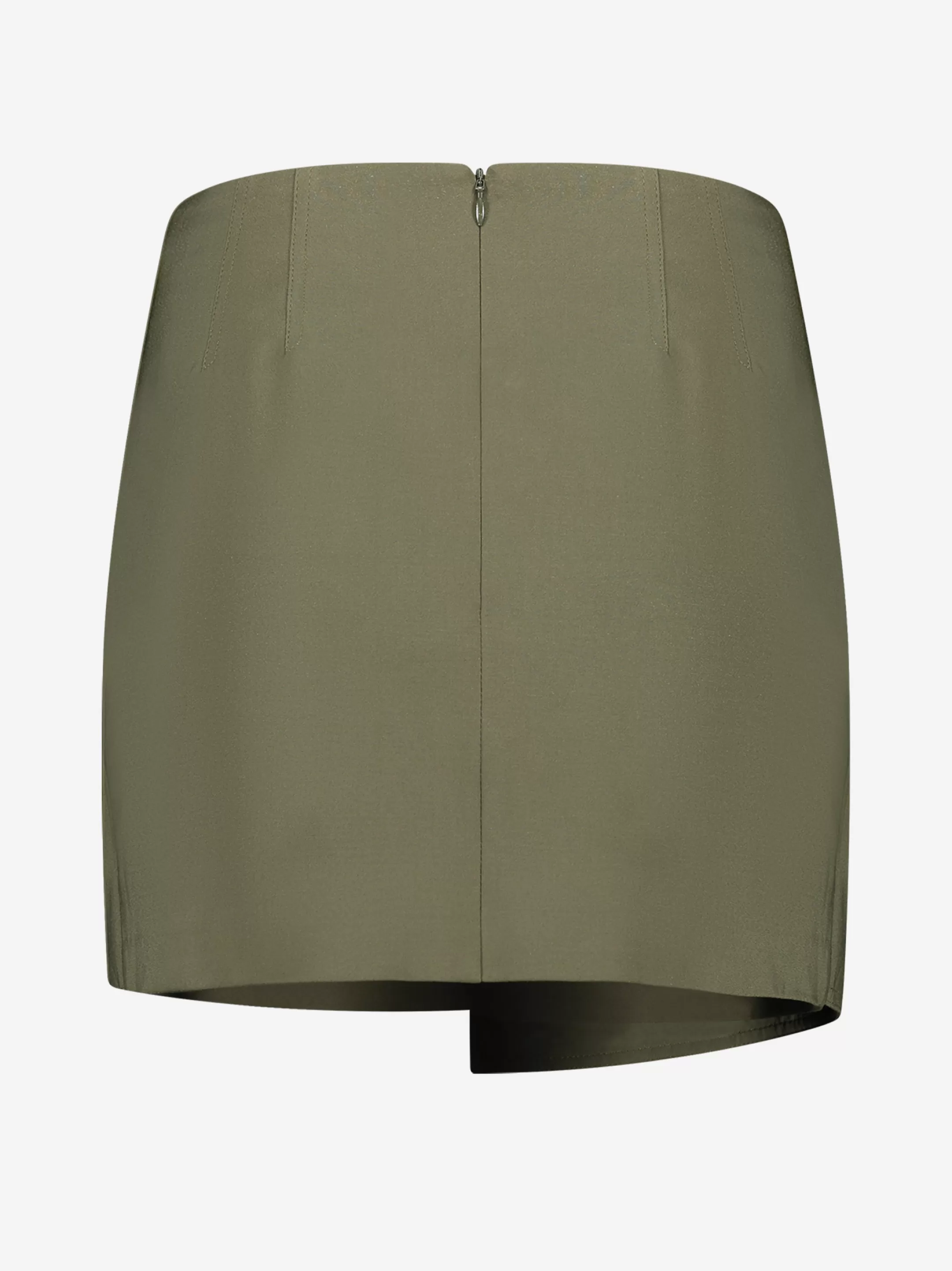 New NIKKIE Asymmetric skirt with belt Combat Green