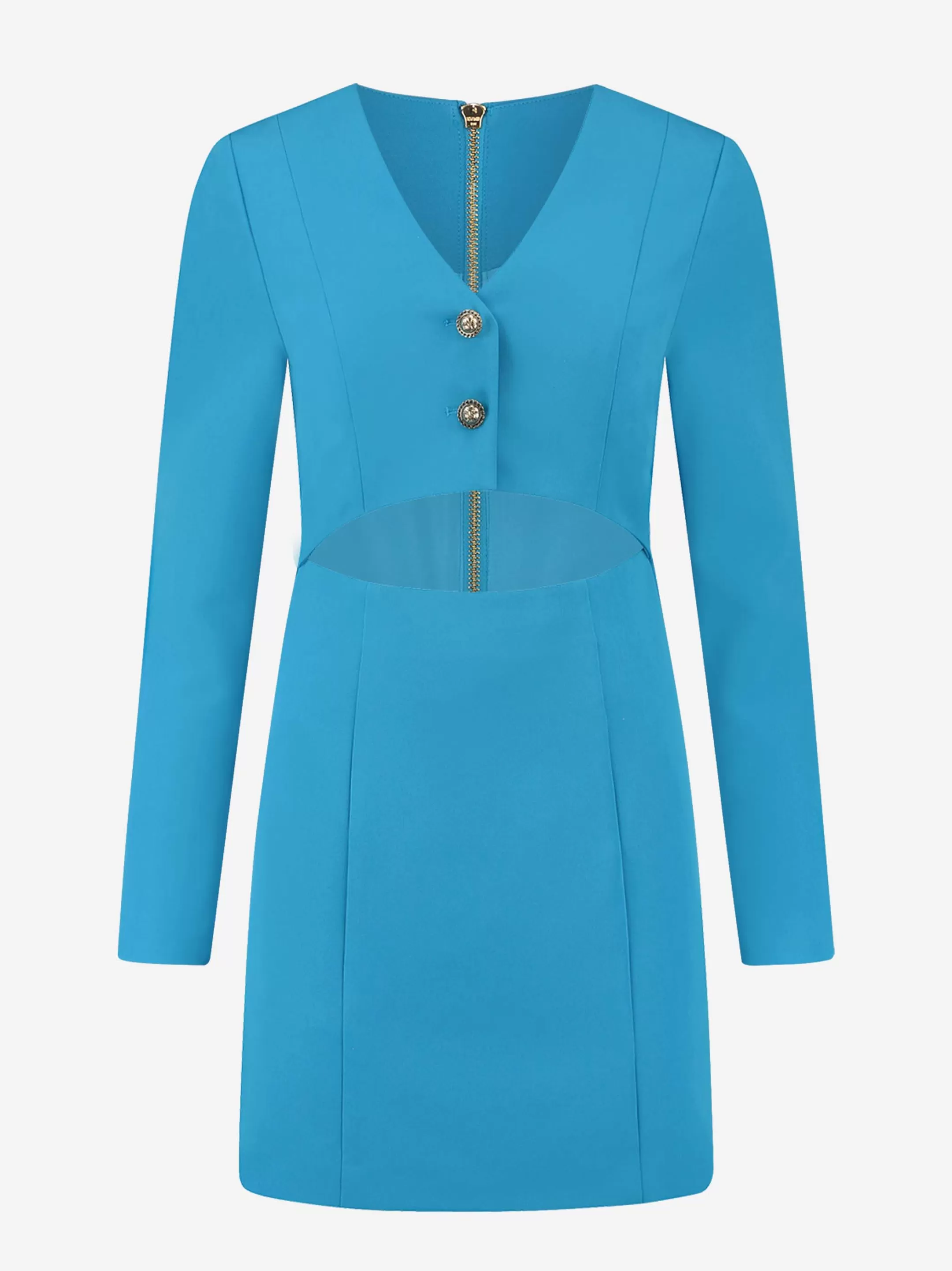 Clearance NIKKIE Blazer dress with cut-out Dresden Blue