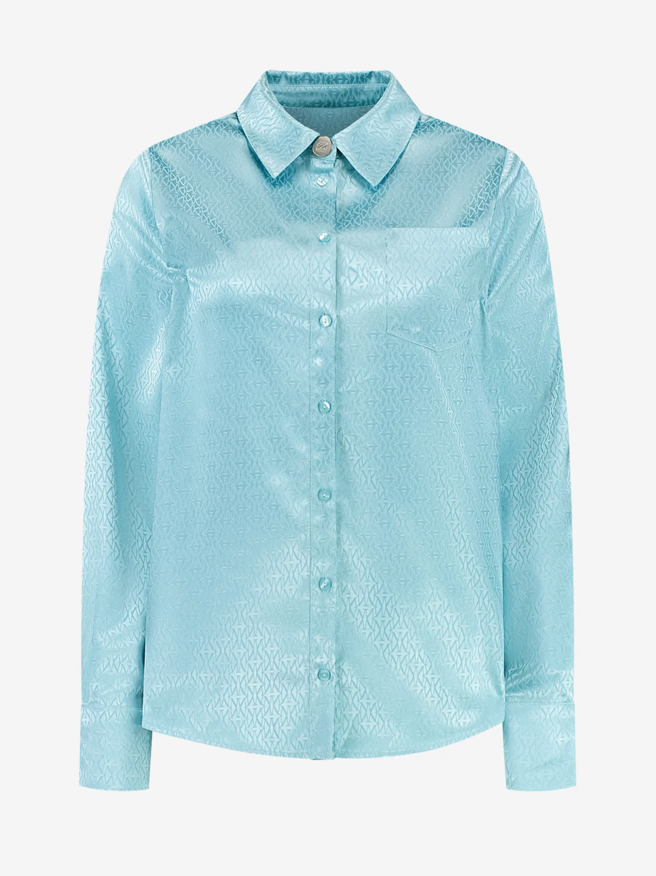 Fashion NIKKIE Blouse with all over N logo Pool