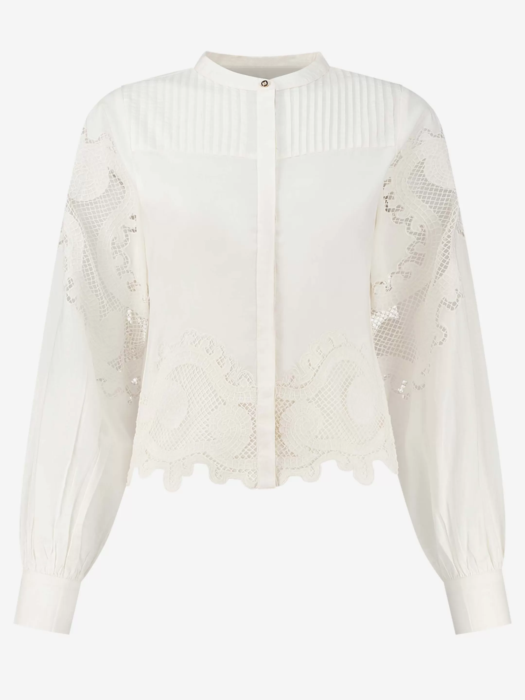 New NIKKIE Blouse with lace Cream