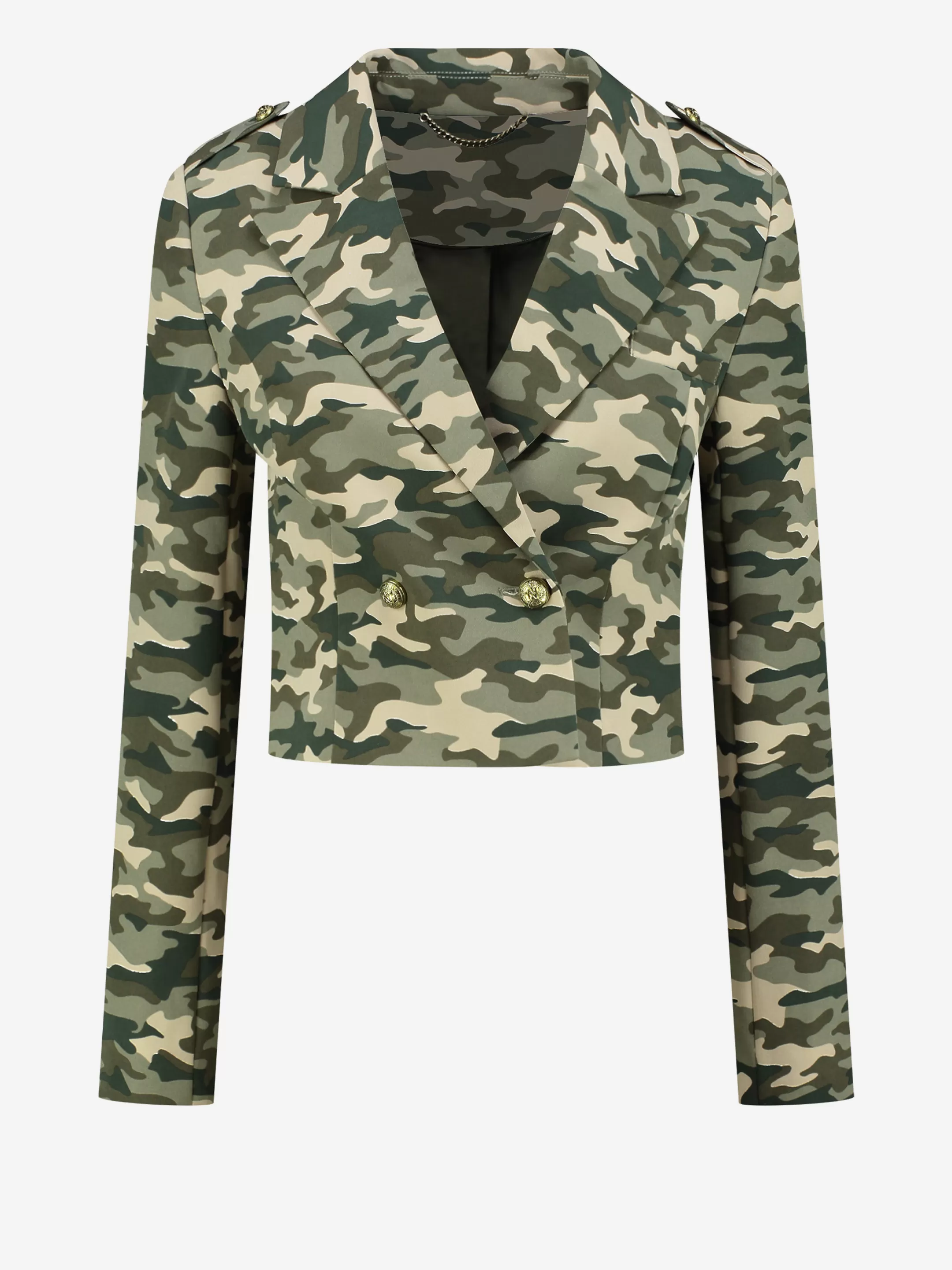 Sale NIKKIE Cropped blazer Combat Green