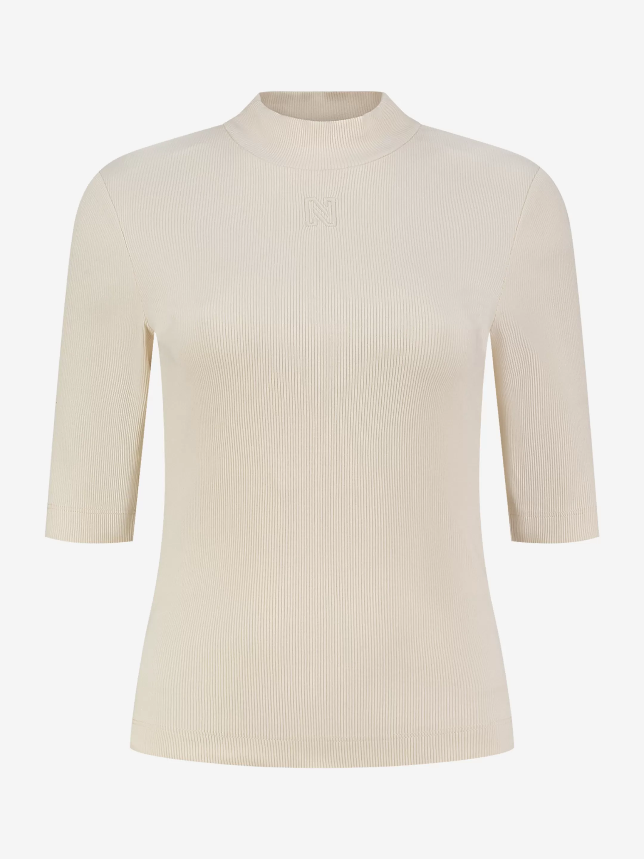 Cheap NIKKIE Cropped rib top Pearl