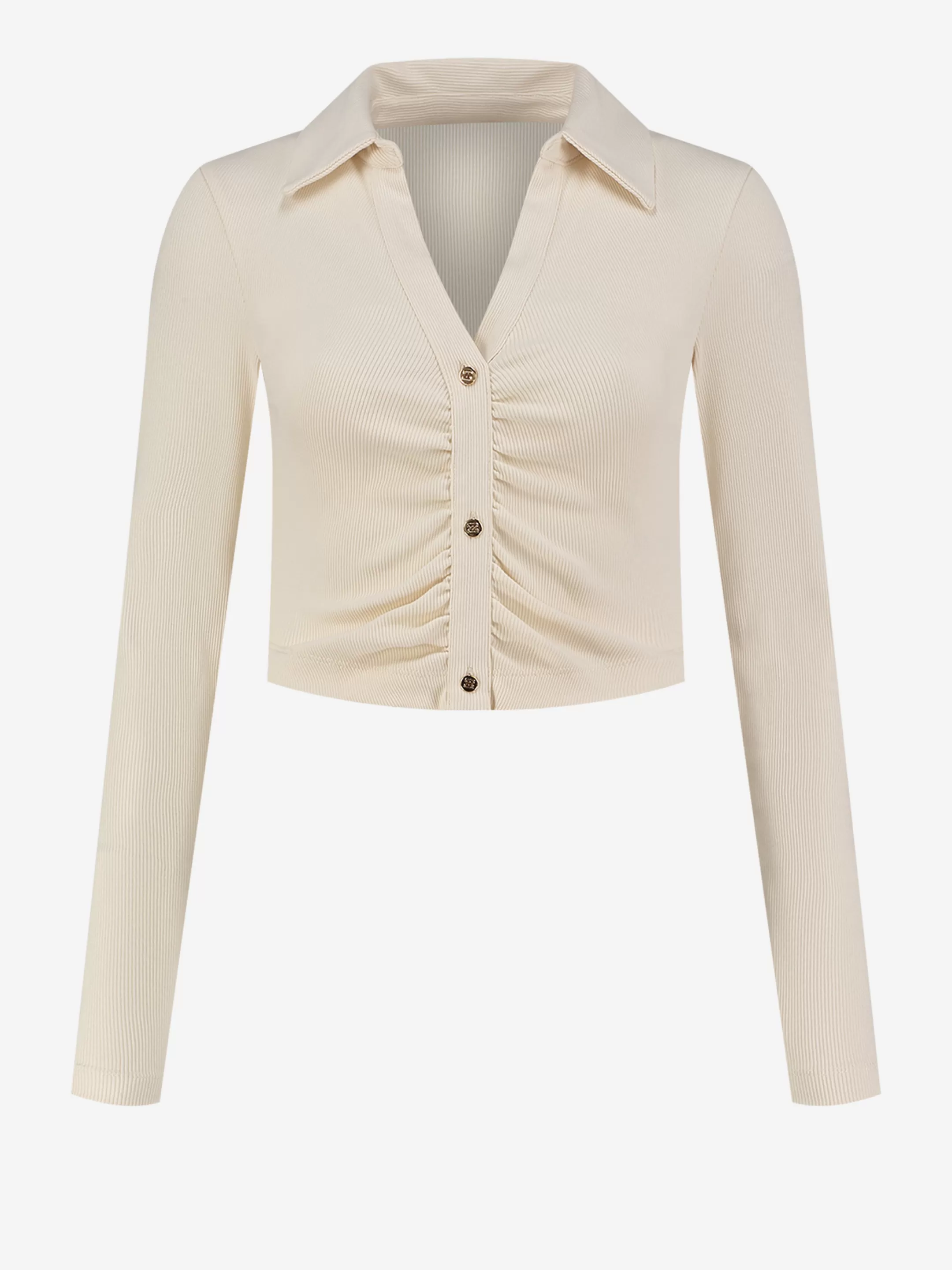 Cheap NIKKIE Cropped rib top Pearl
