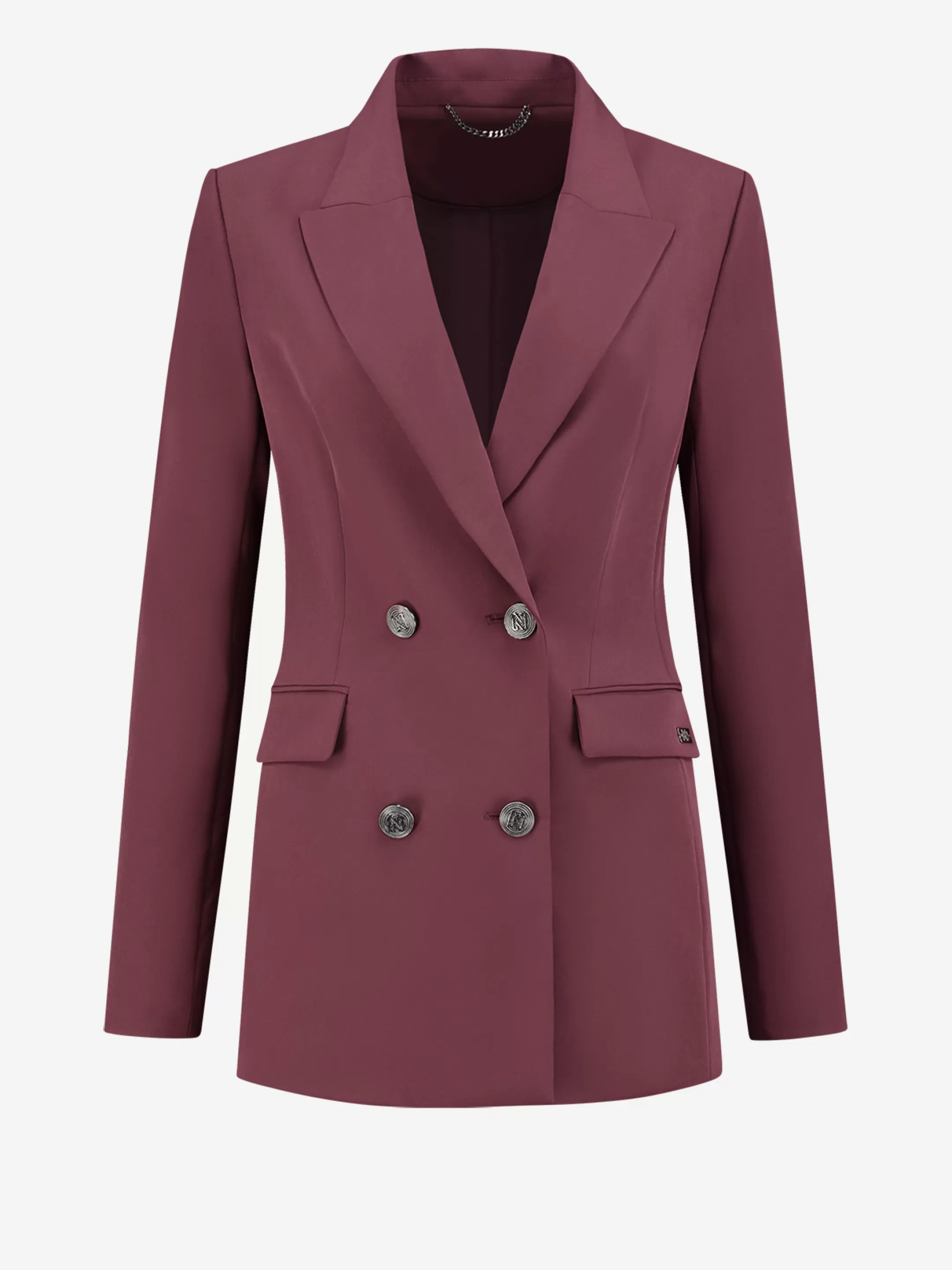 Hot NIKKIE Double-breasted Blazer Deep Red