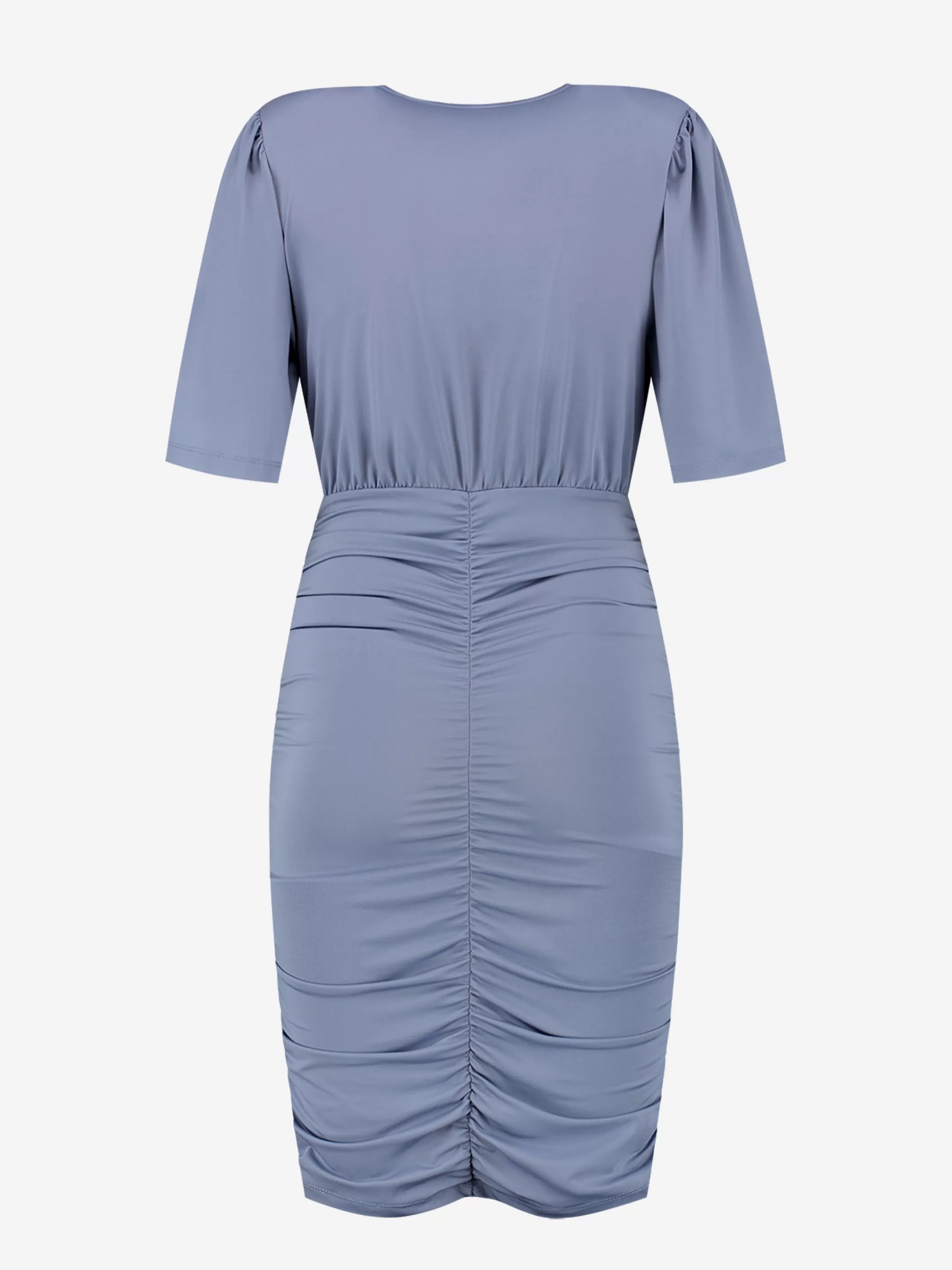 Fashion NIKKIE Draped fitted dress Infinity Blue