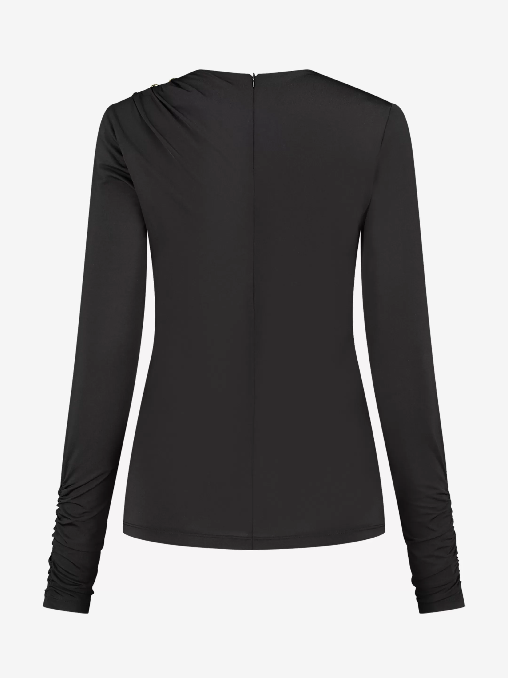 Discount NIKKIE Draped shoulder top Black