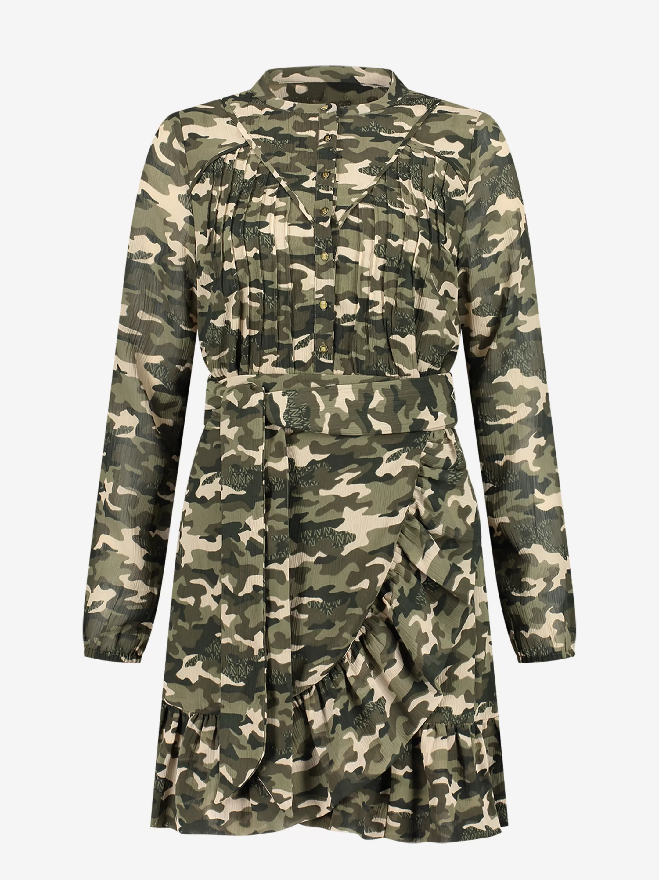 Clearance NIKKIE Dress with all-over print Combat Green