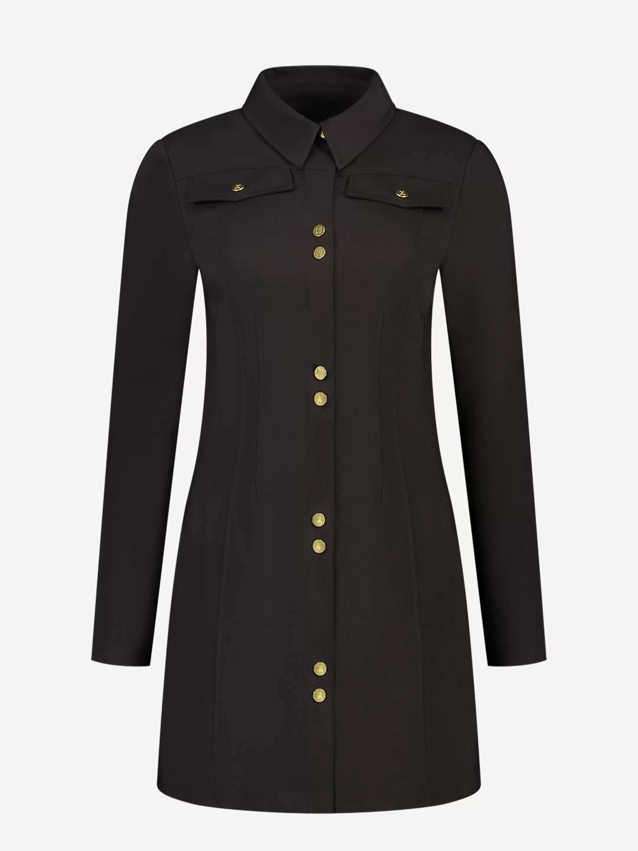 Outlet NIKKIE Dress with buttons Black