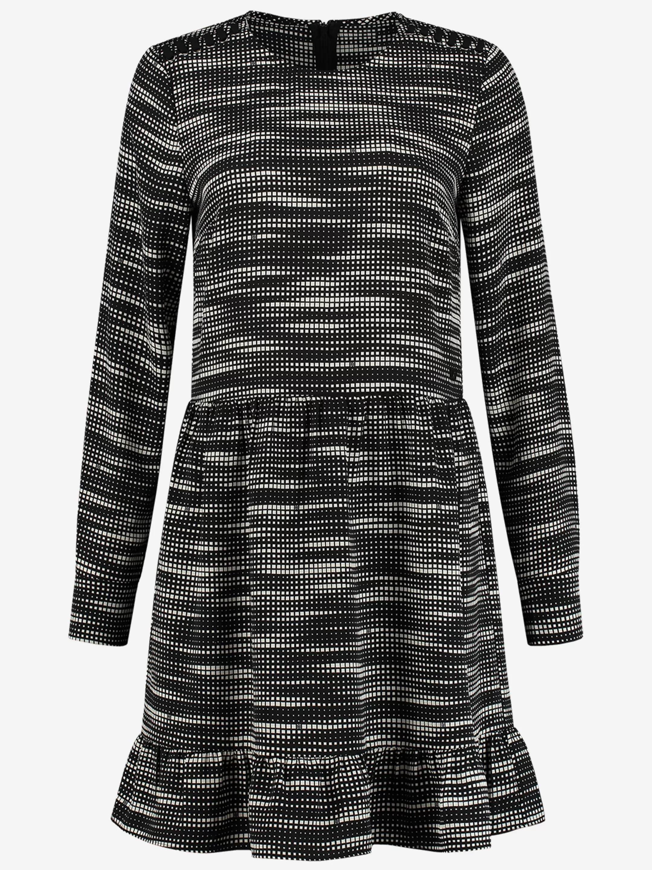 Fashion NIKKIE Dress with geometric print Black