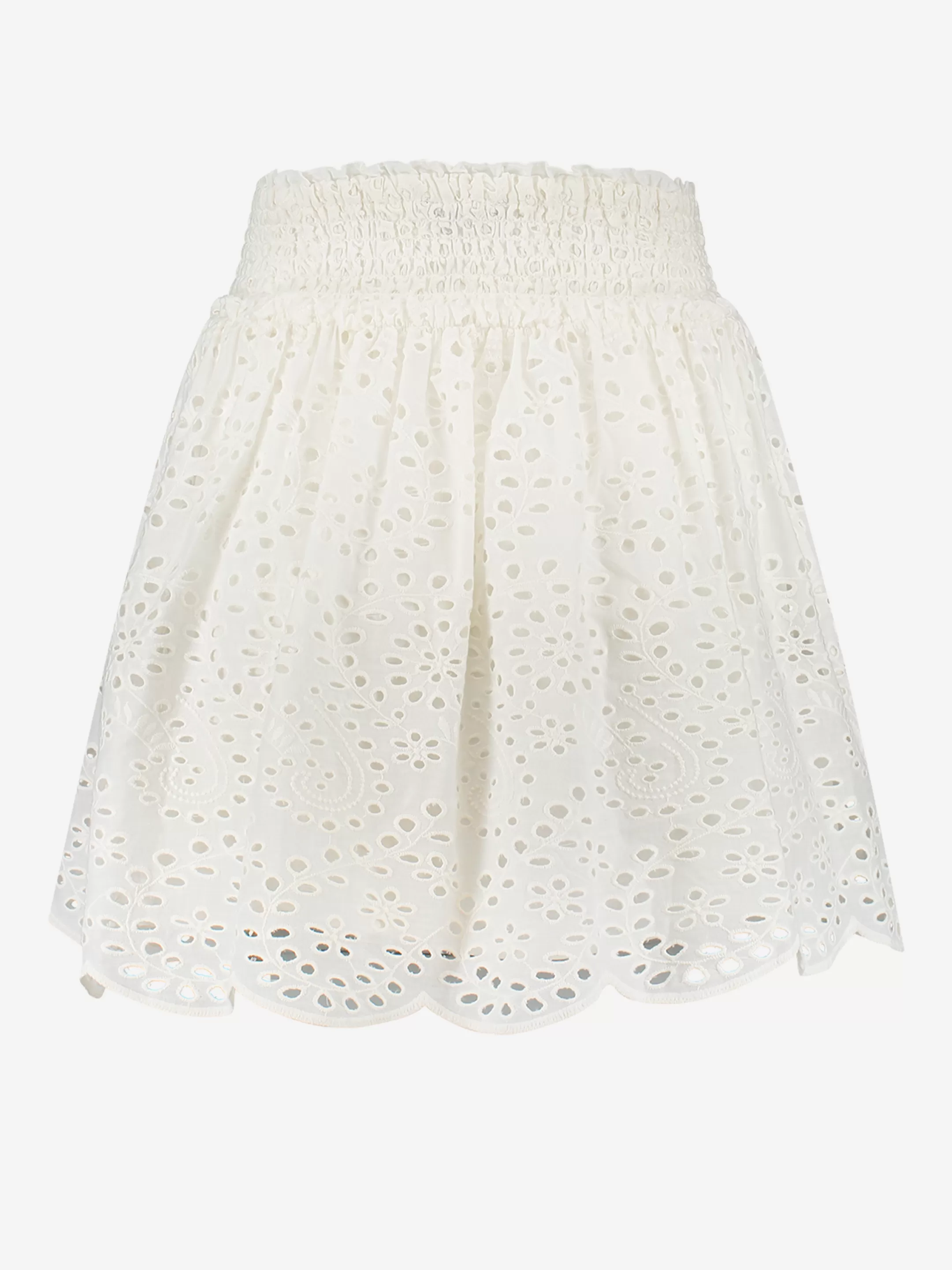 New NIKKIE Embroidery A-line skirt Off White