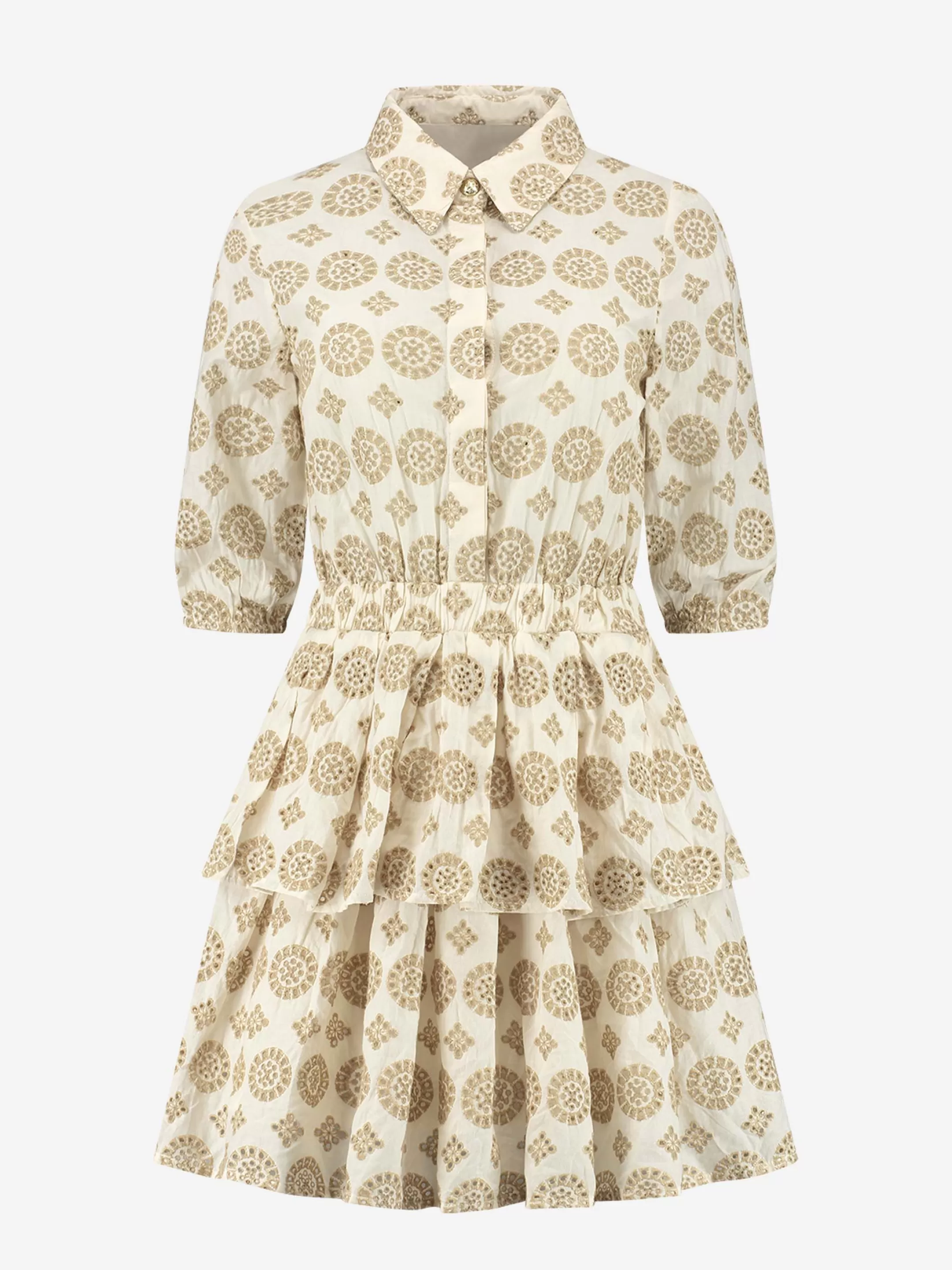 Online NIKKIE Embroidery Dress Cream
