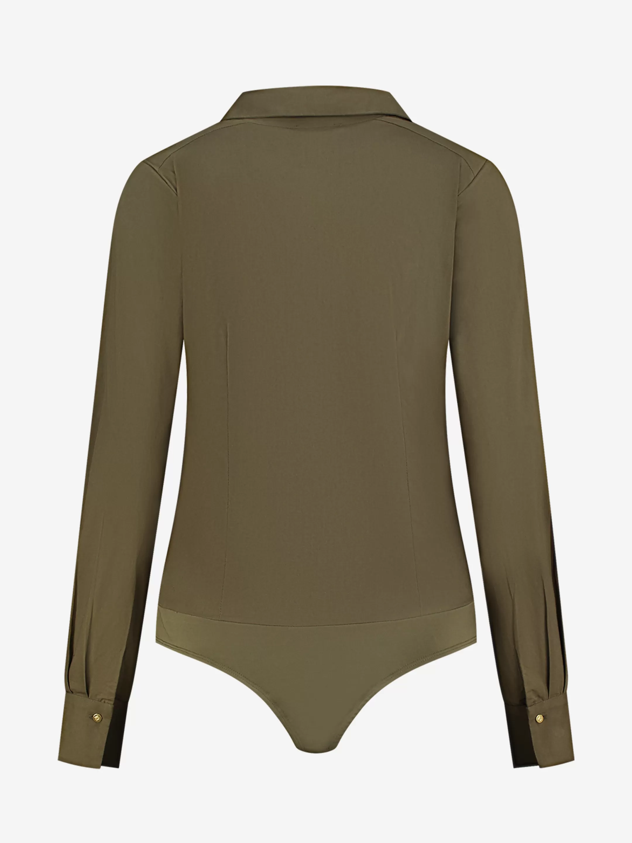 Fashion NIKKIE Fitted blouse body Combat Green