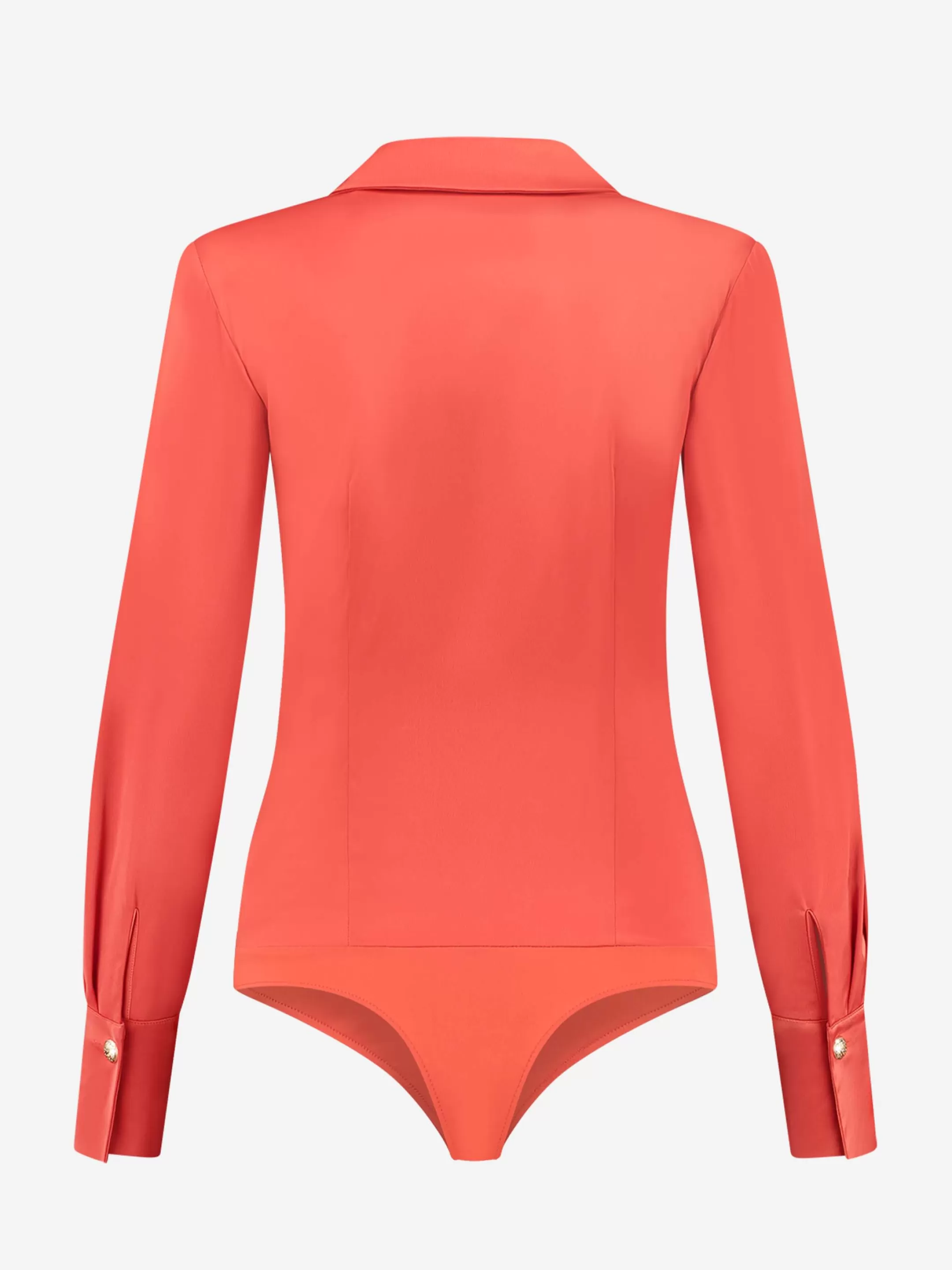 Outlet NIKKIE Fitted body with satin look Paprika