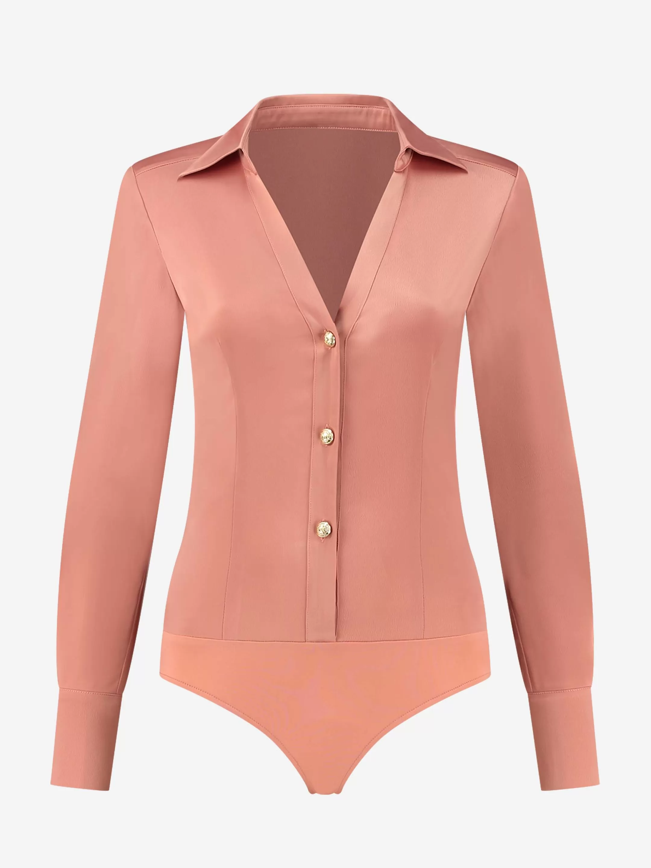 Fashion NIKKIE Fitted body with satin look Desert Sand