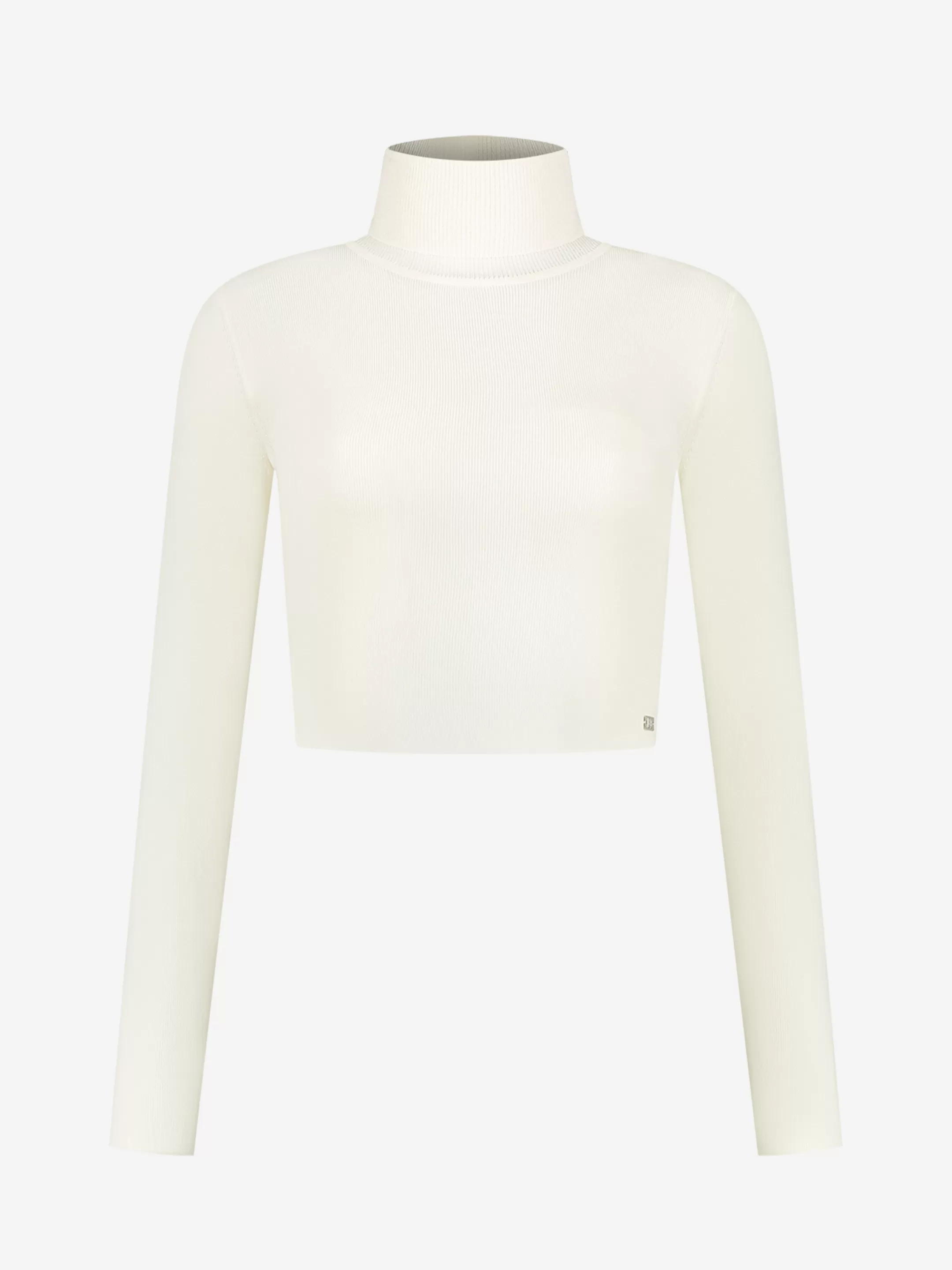 Flash Sale NIKKIE Fitted cropped longsleeve with turtle neck    Cream