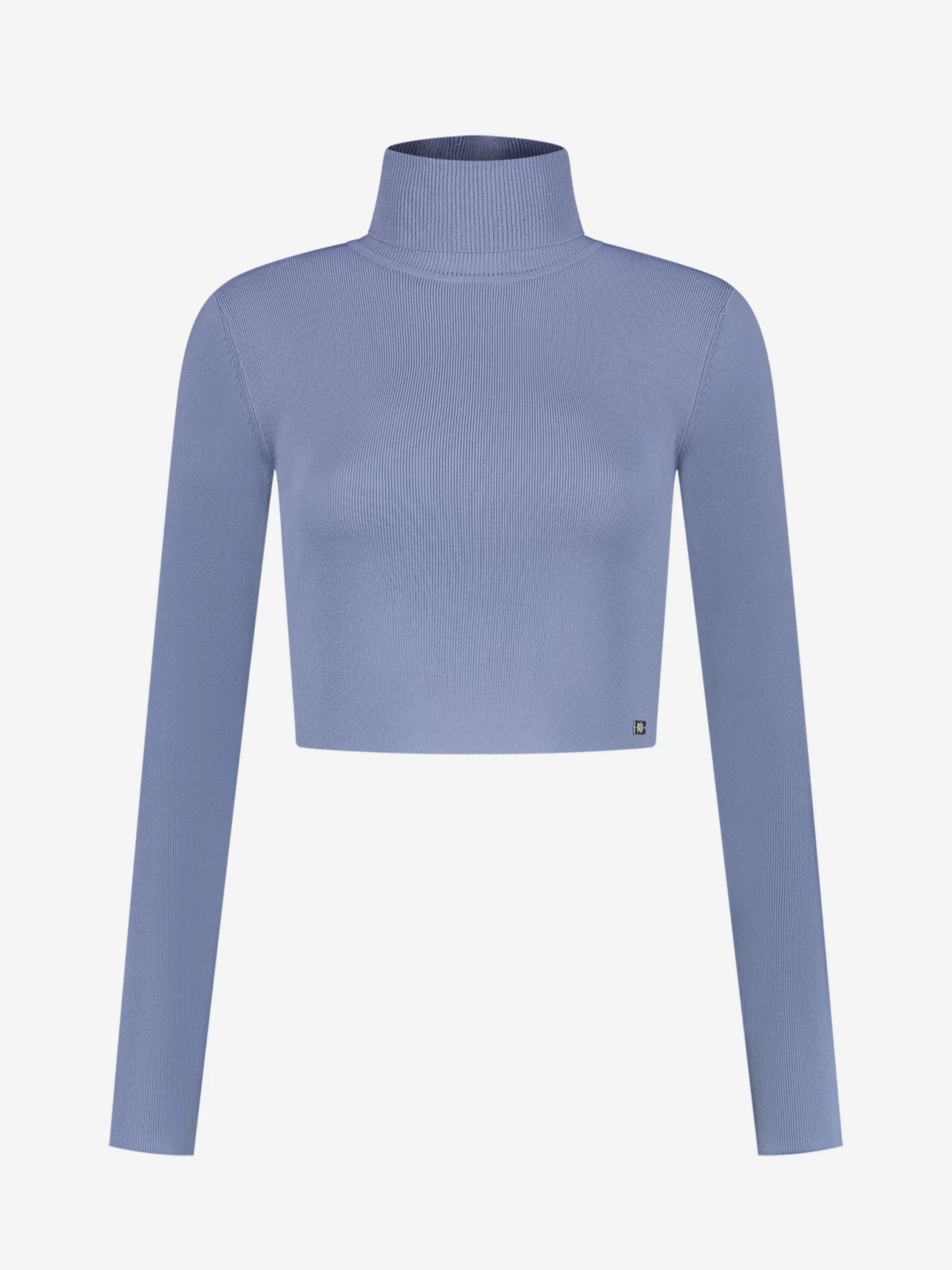 Cheap NIKKIE Fitted cropped longsleeve with turtle neck    Infinity Blue