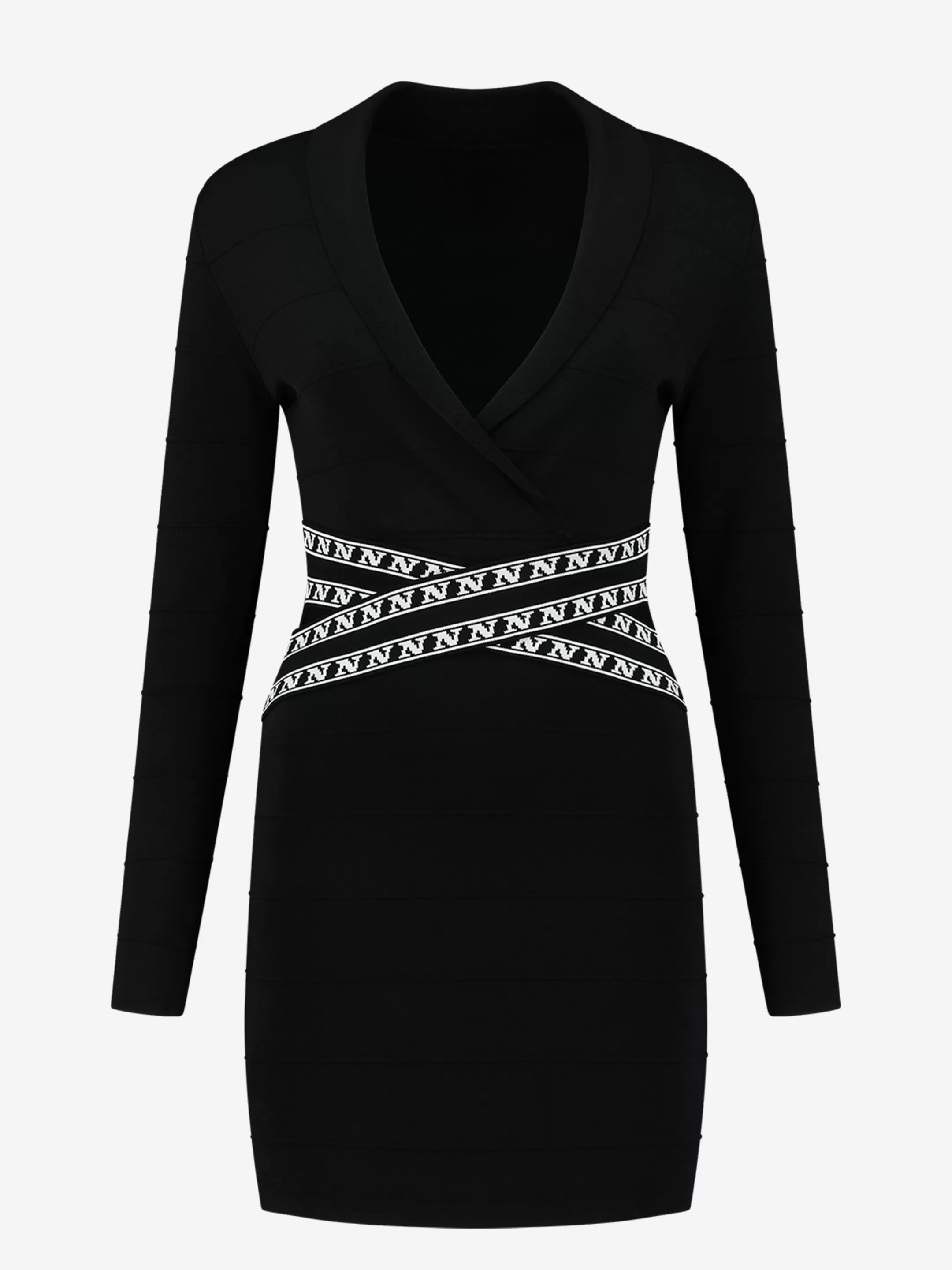 Fashion NIKKIE Fitted dress Black