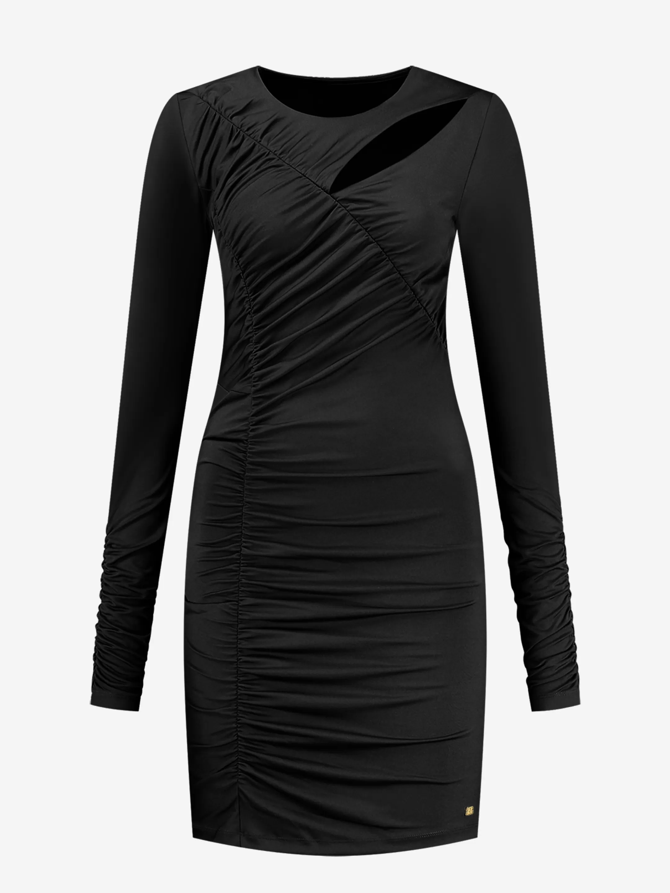 Sale NIKKIE Fitted dress with cut-out Black