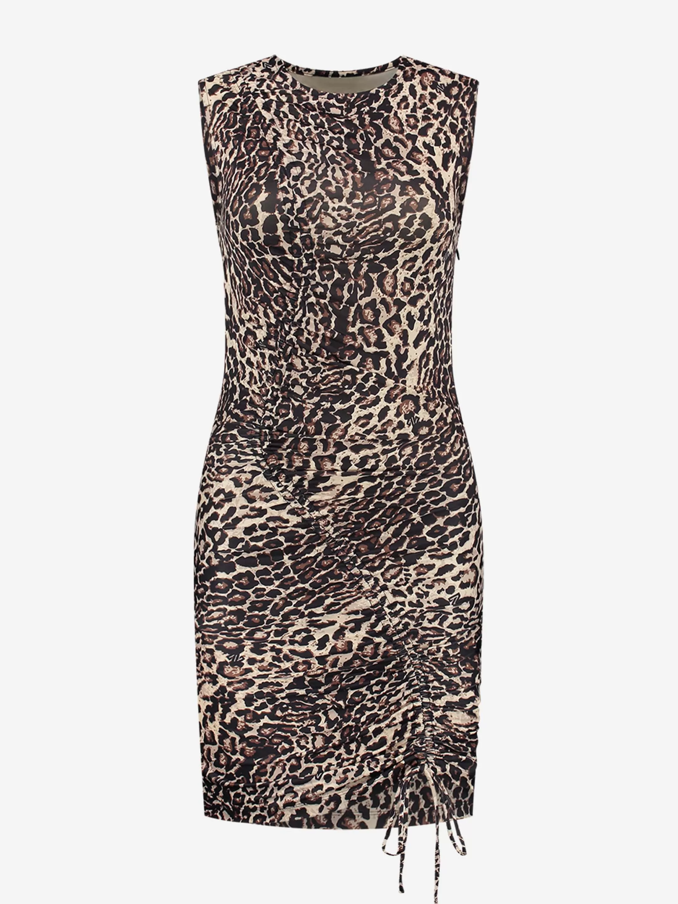Sale NIKKIE Fitted dress with drawstring Dust/Black
