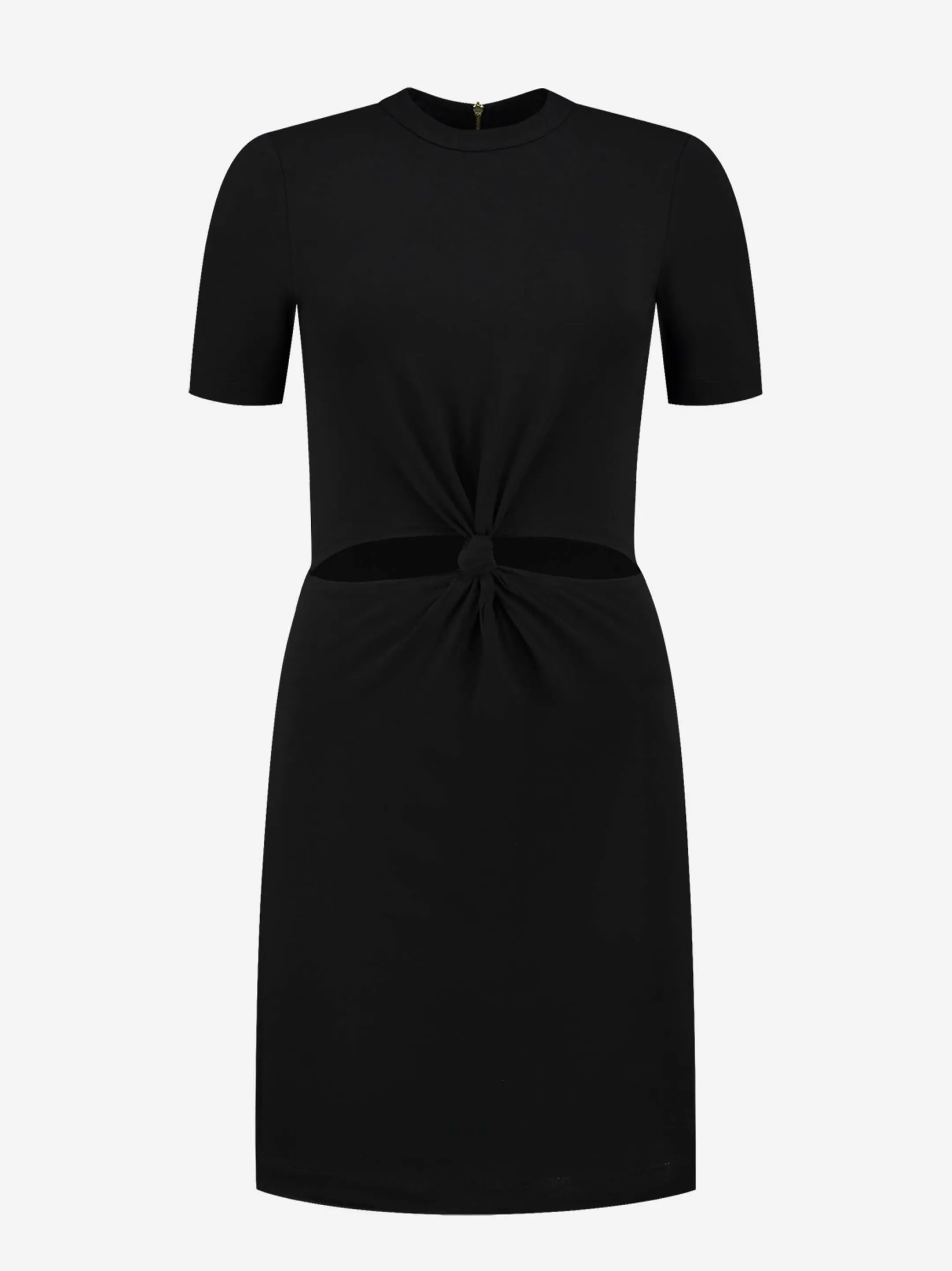 Sale NIKKIE Fitted dress with knot Black