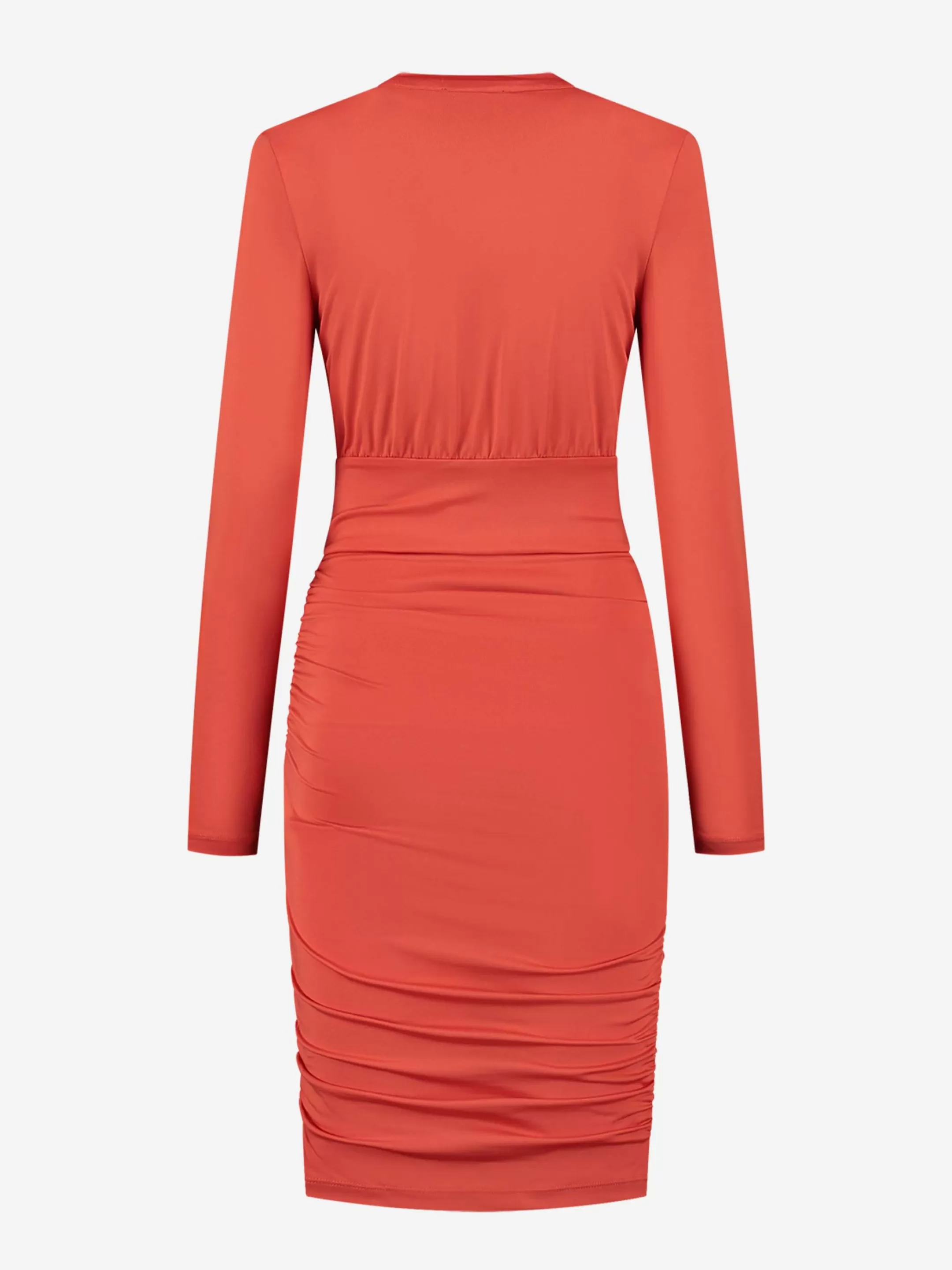 Outlet NIKKIE Fitted Dress with pleats Paprika