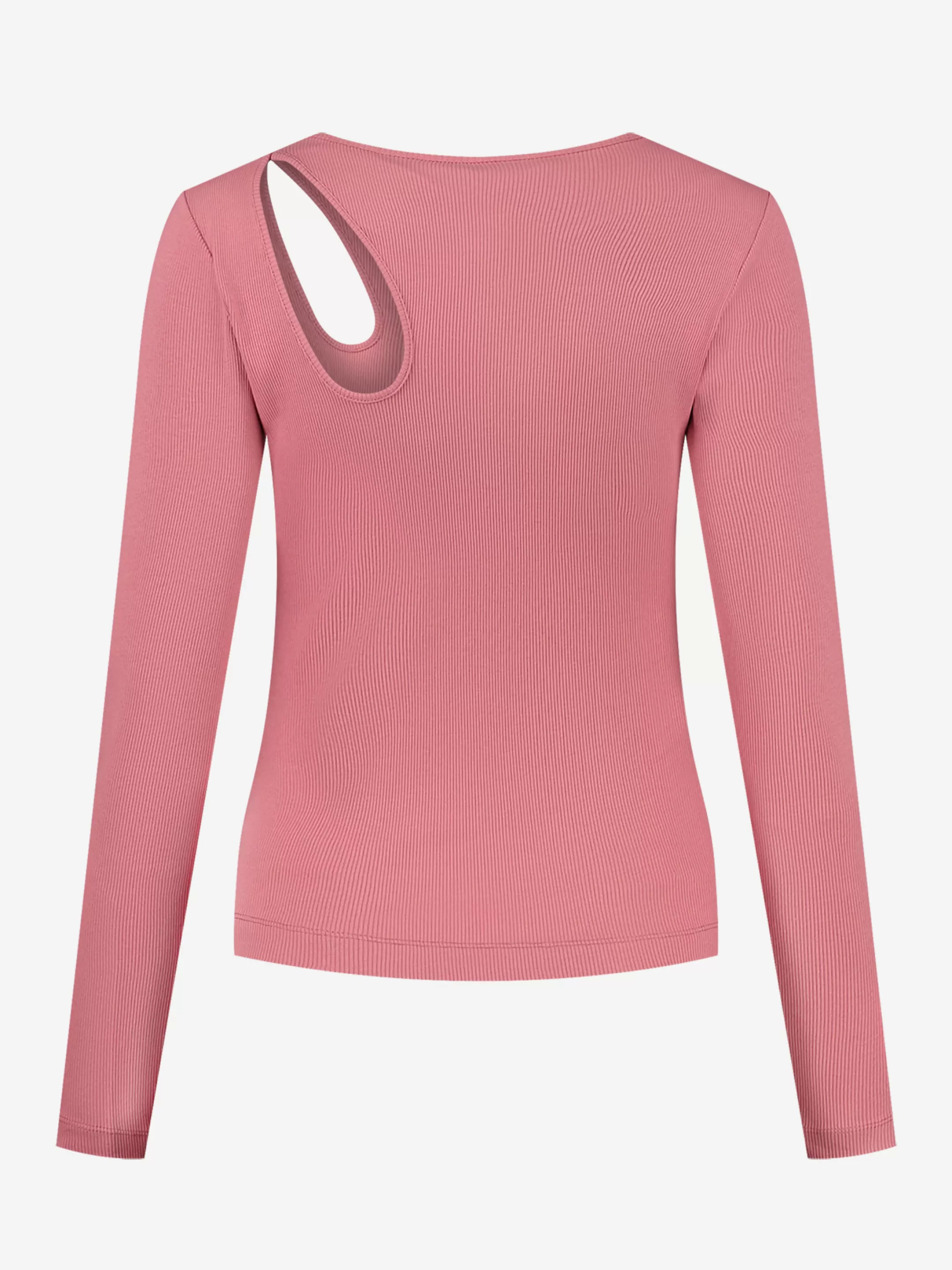 Shop NIKKIE Fitted longsleeve with cut-out Rouge