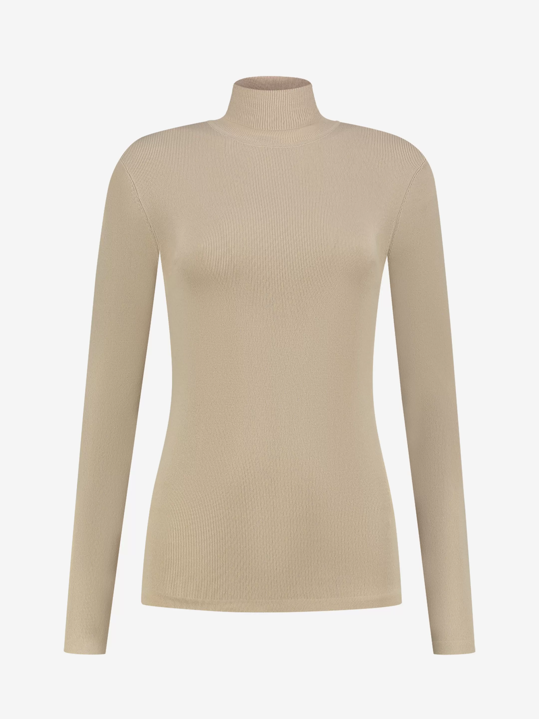 Shop NIKKIE Fitted longsleeve with turtle neck   Hummus