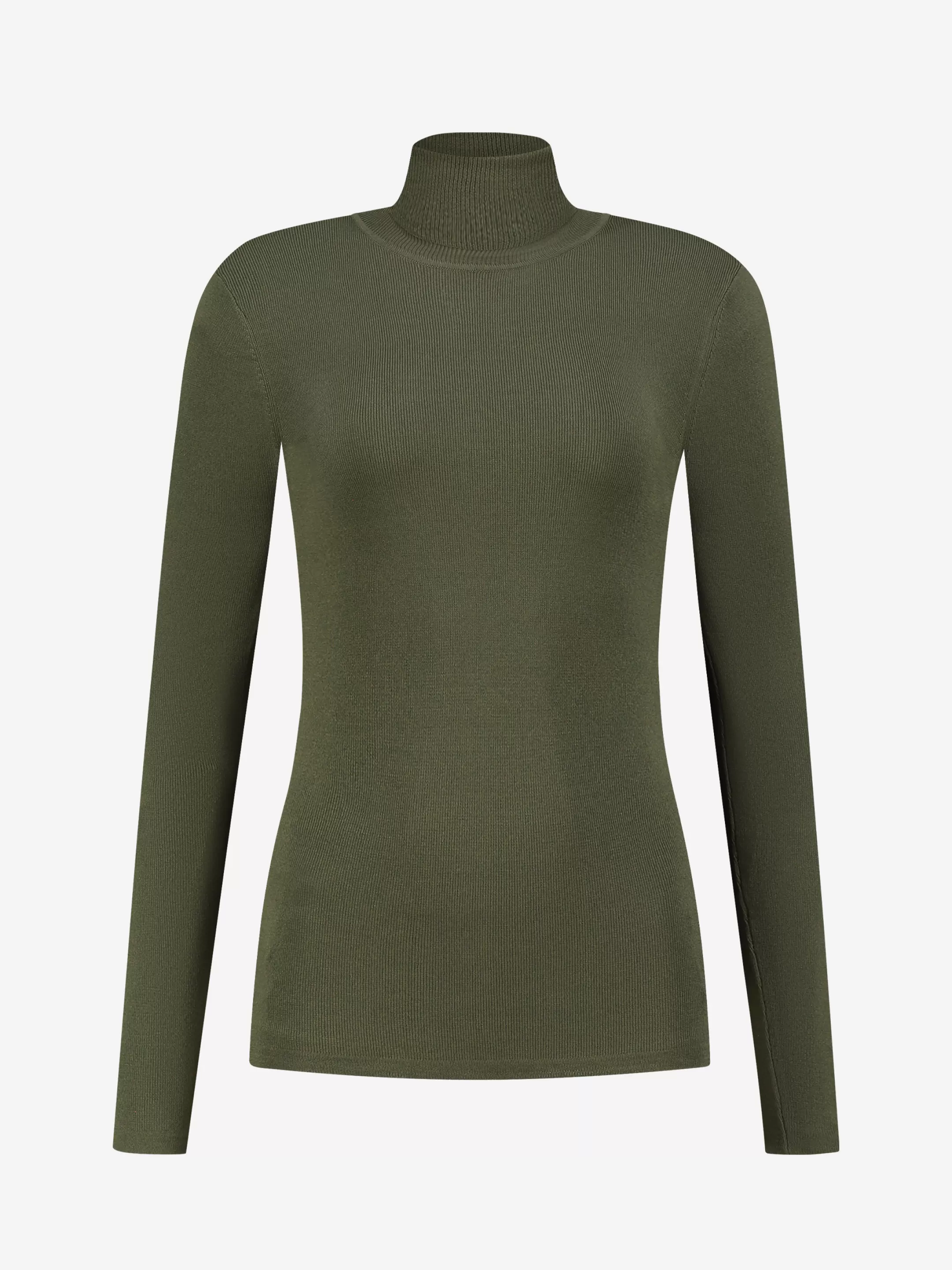 Cheap NIKKIE Fitted longsleeve with turtle neck   Combat Green