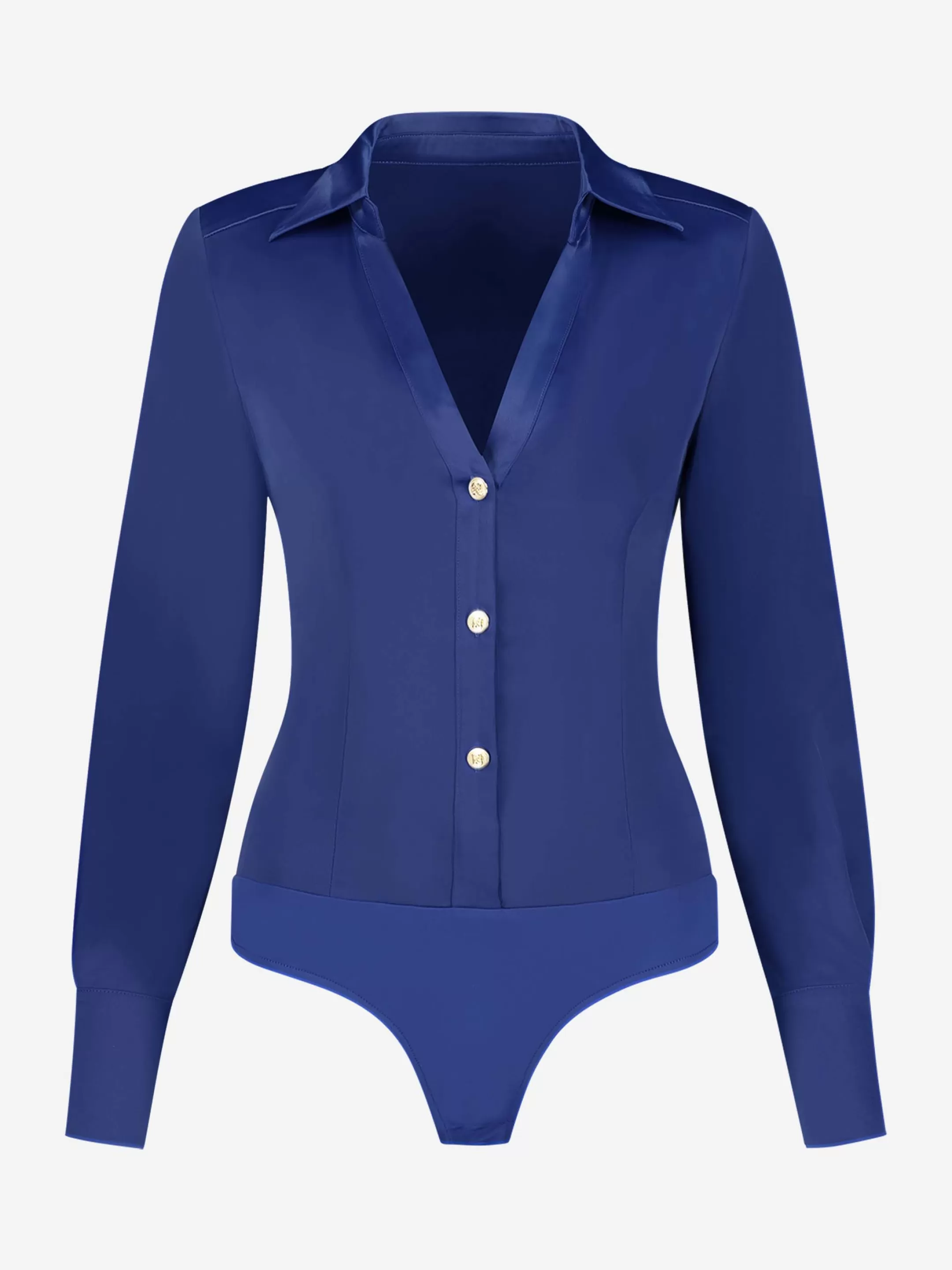 Sale NIKKIE Fitted satin look body Royal Blue