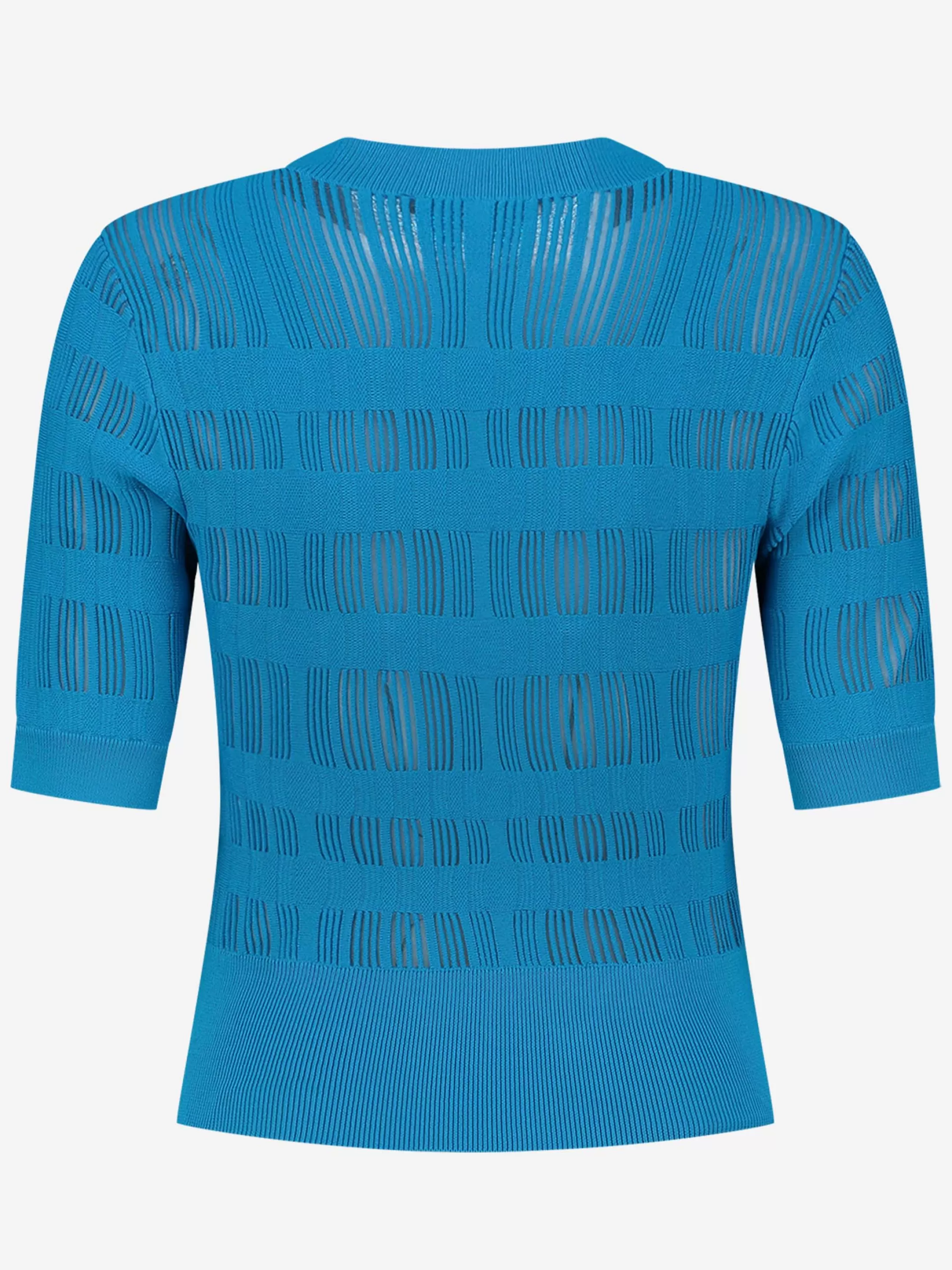 Clearance NIKKIE Fitted semitransparent top Dresden Blue