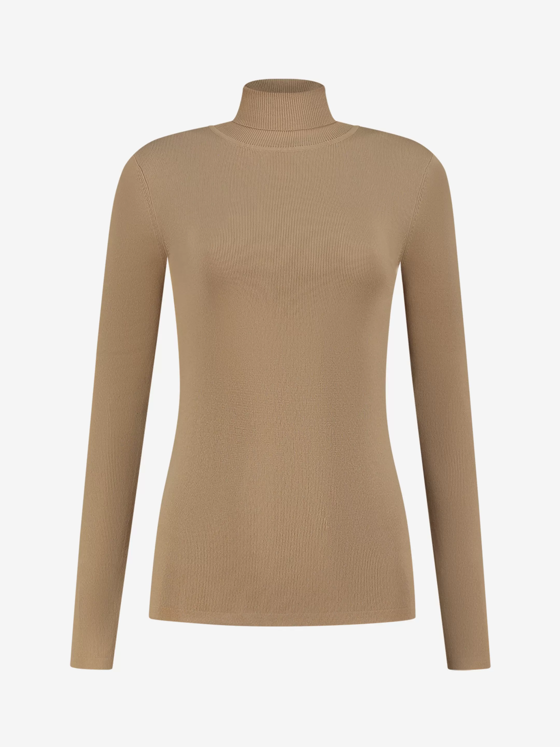 Outlet NIKKIE Fitted top with col Cashew