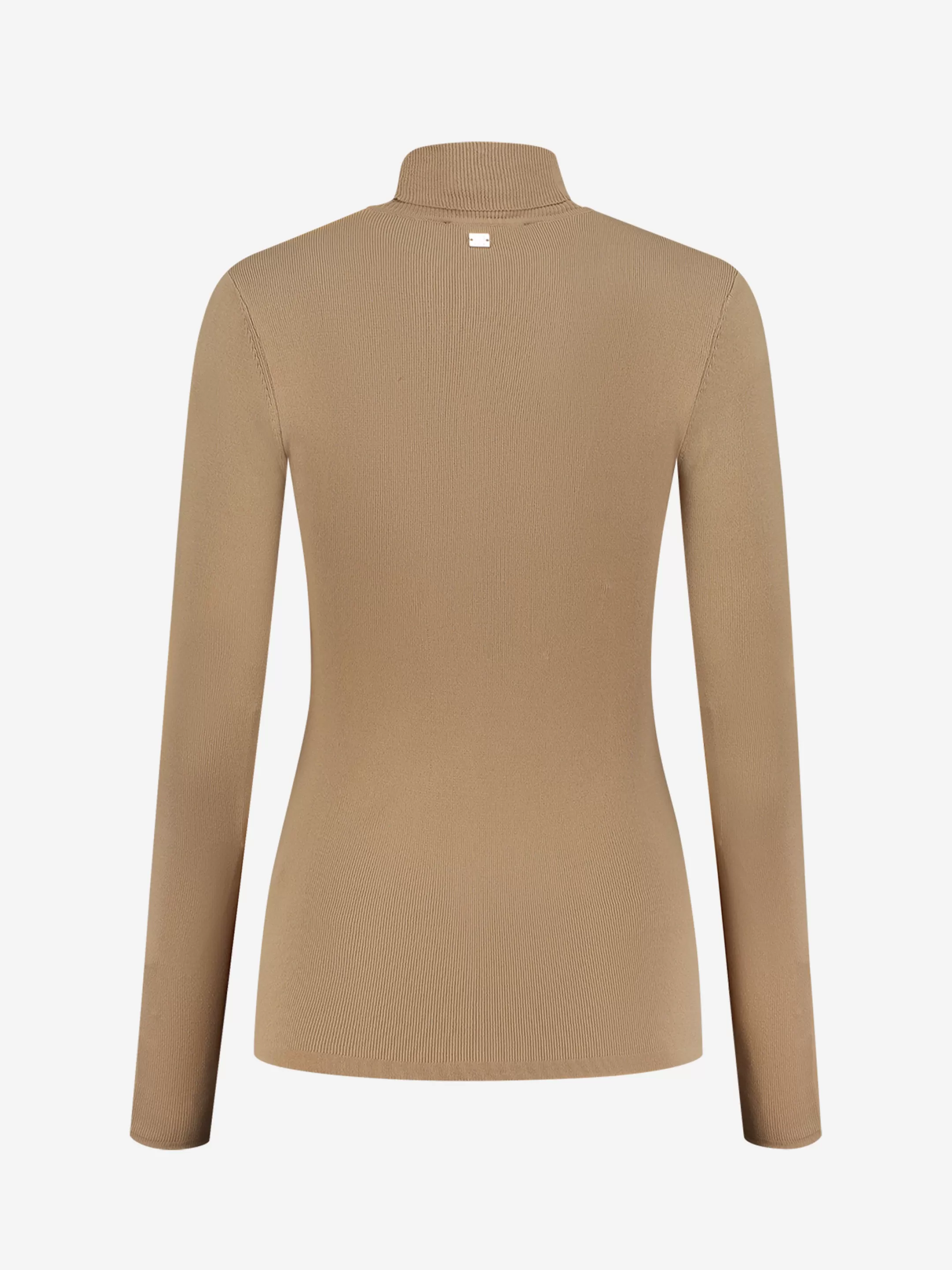 Outlet NIKKIE Fitted top with col Cashew