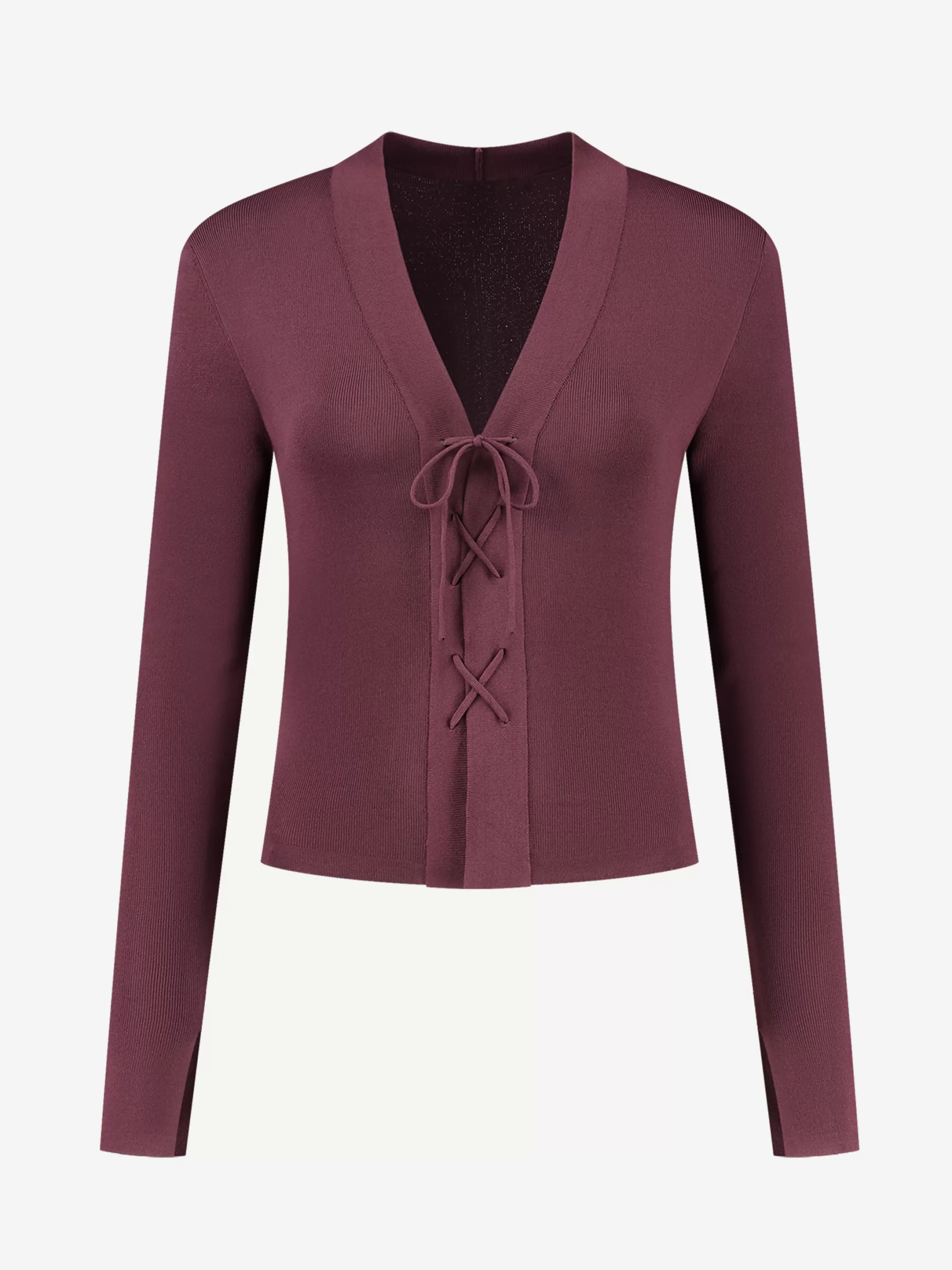 Flash Sale NIKKIE Fitted Top with cord Deep Red