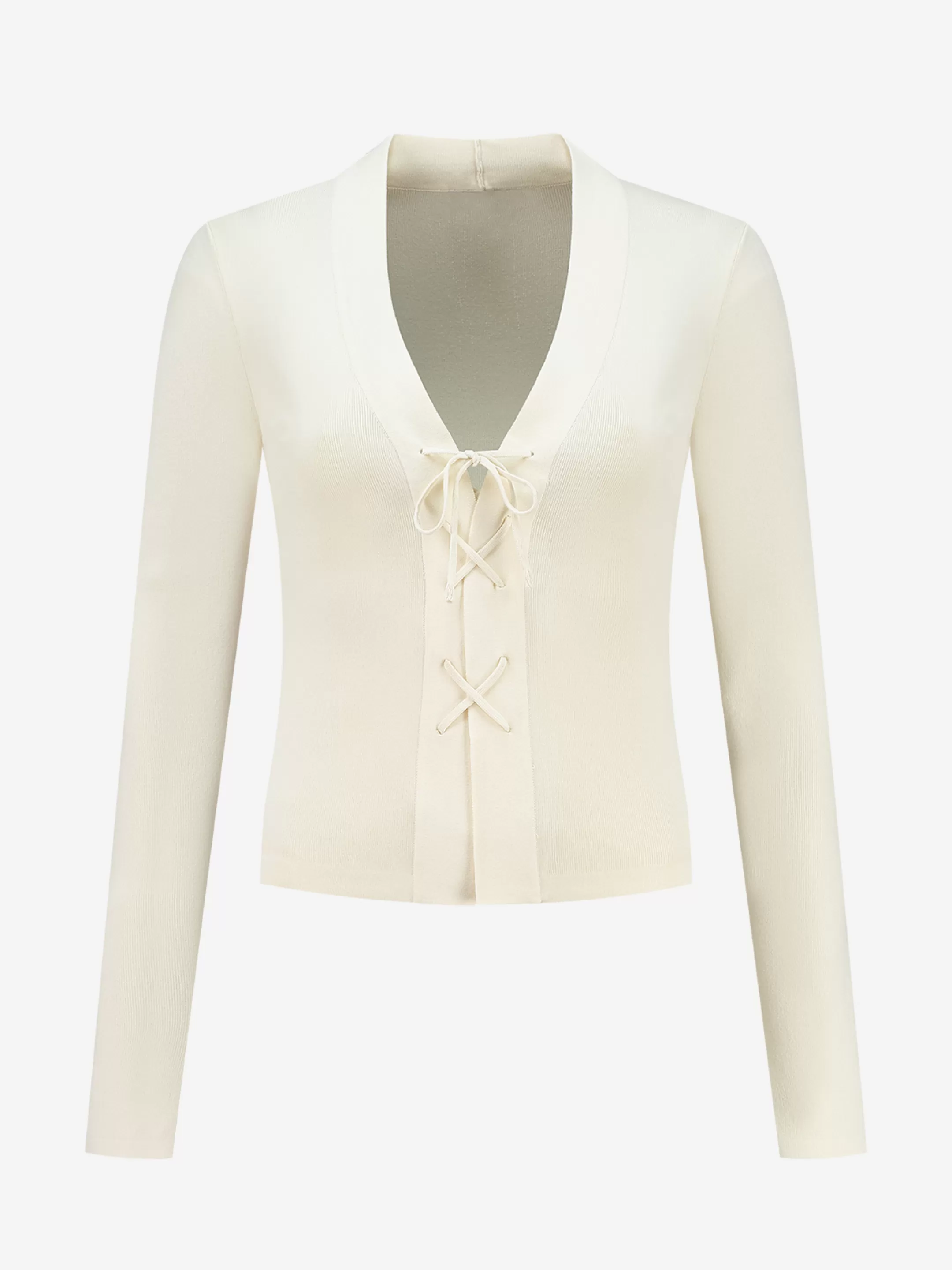 Fashion NIKKIE Fitted Top with cord Pearl