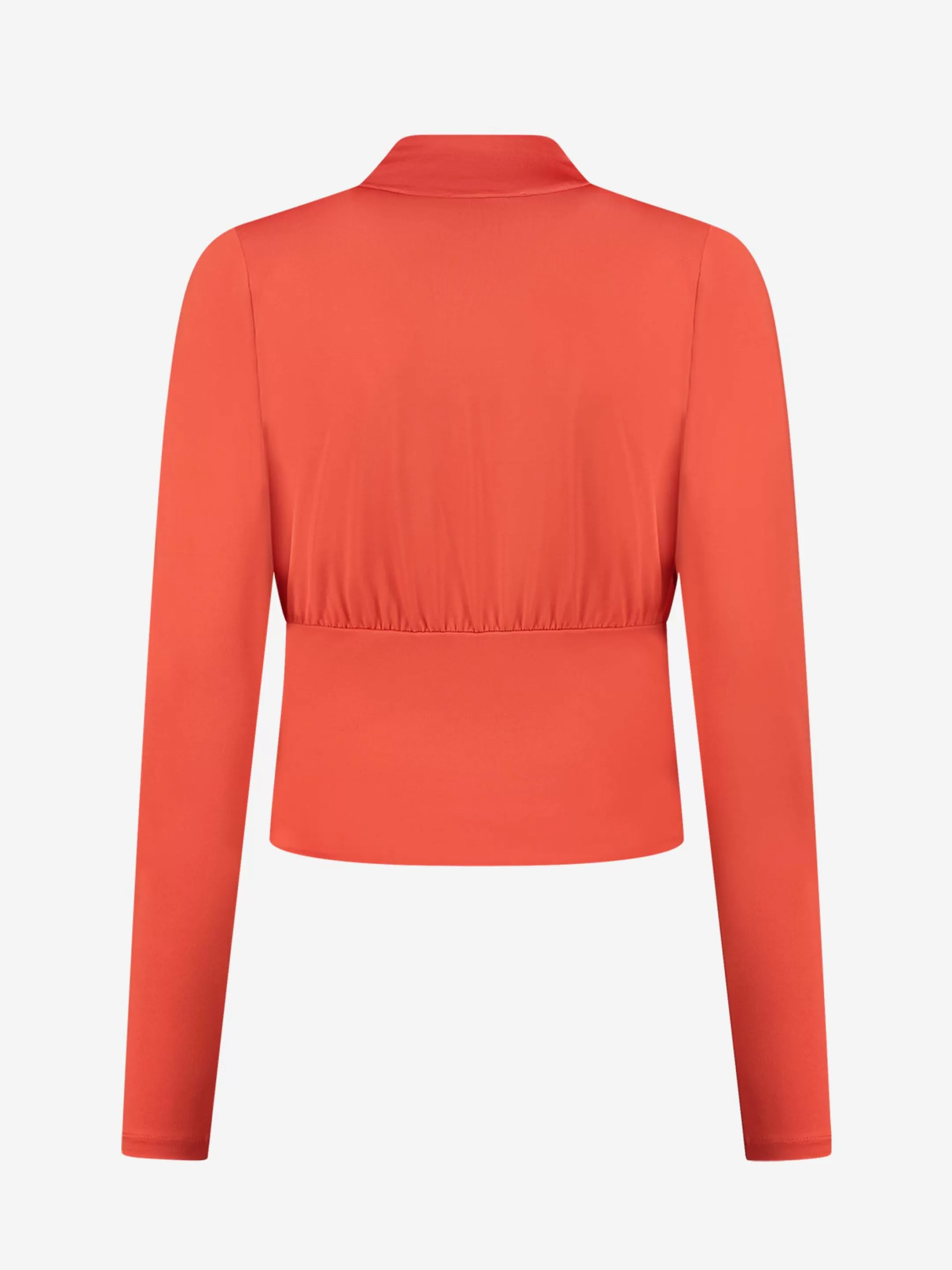 Cheap NIKKIE Fitted top with v-neckline Paprika
