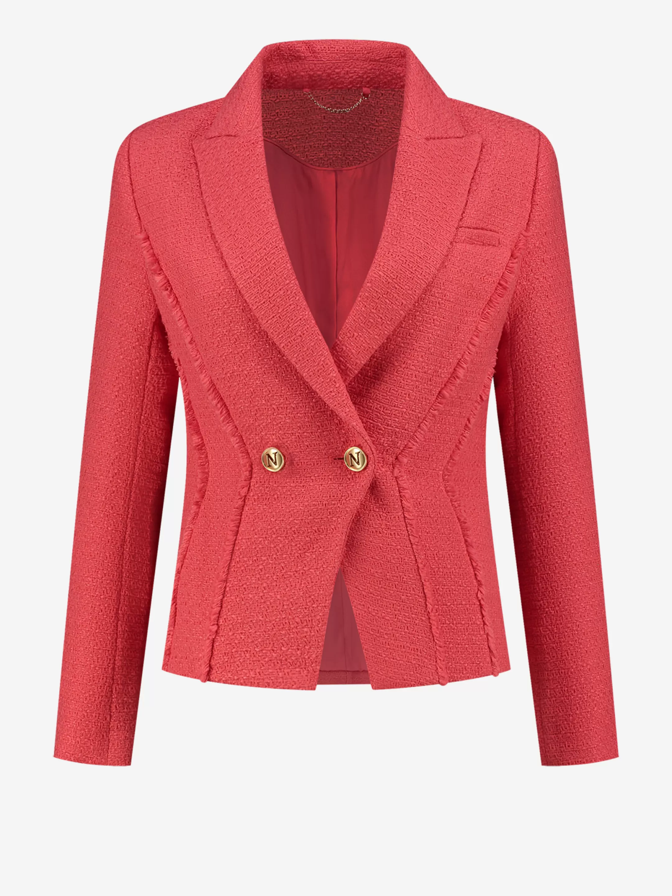 Clearance NIKKIE Fitted tweed blazer Electric