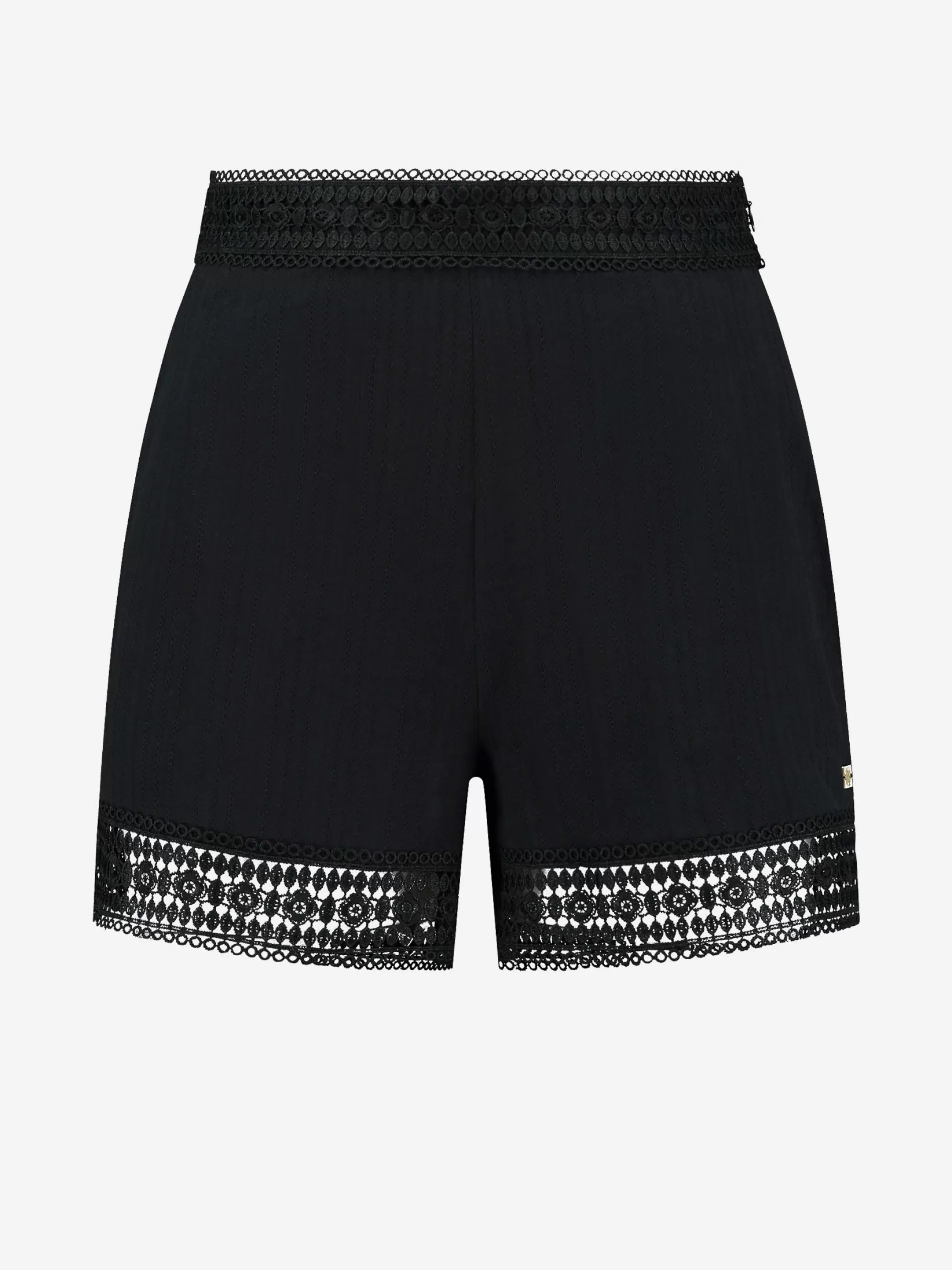 New NIKKIE High rise shorts with embroidery Black