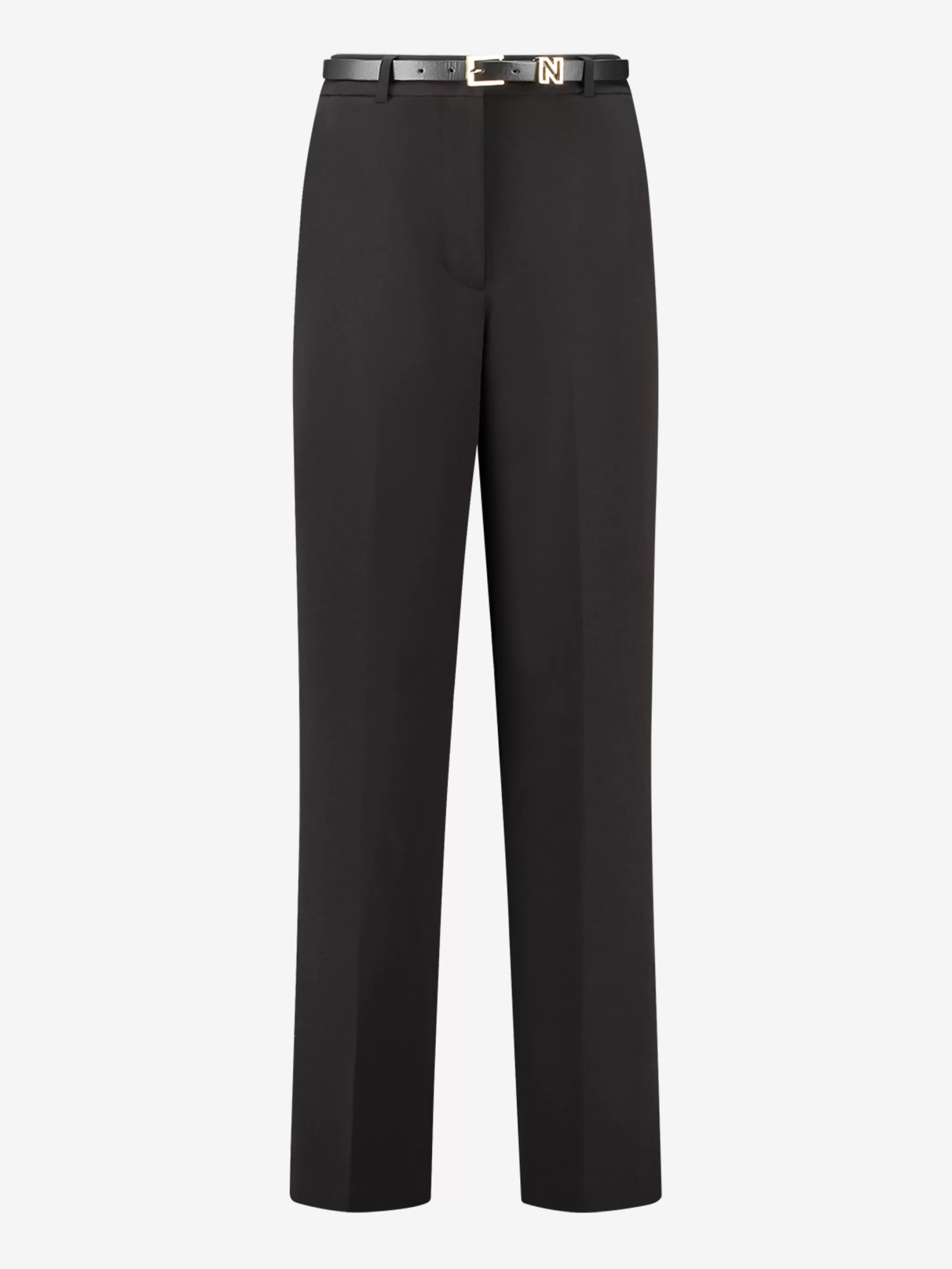 Outlet NIKKIE High rise Straight pants Black
