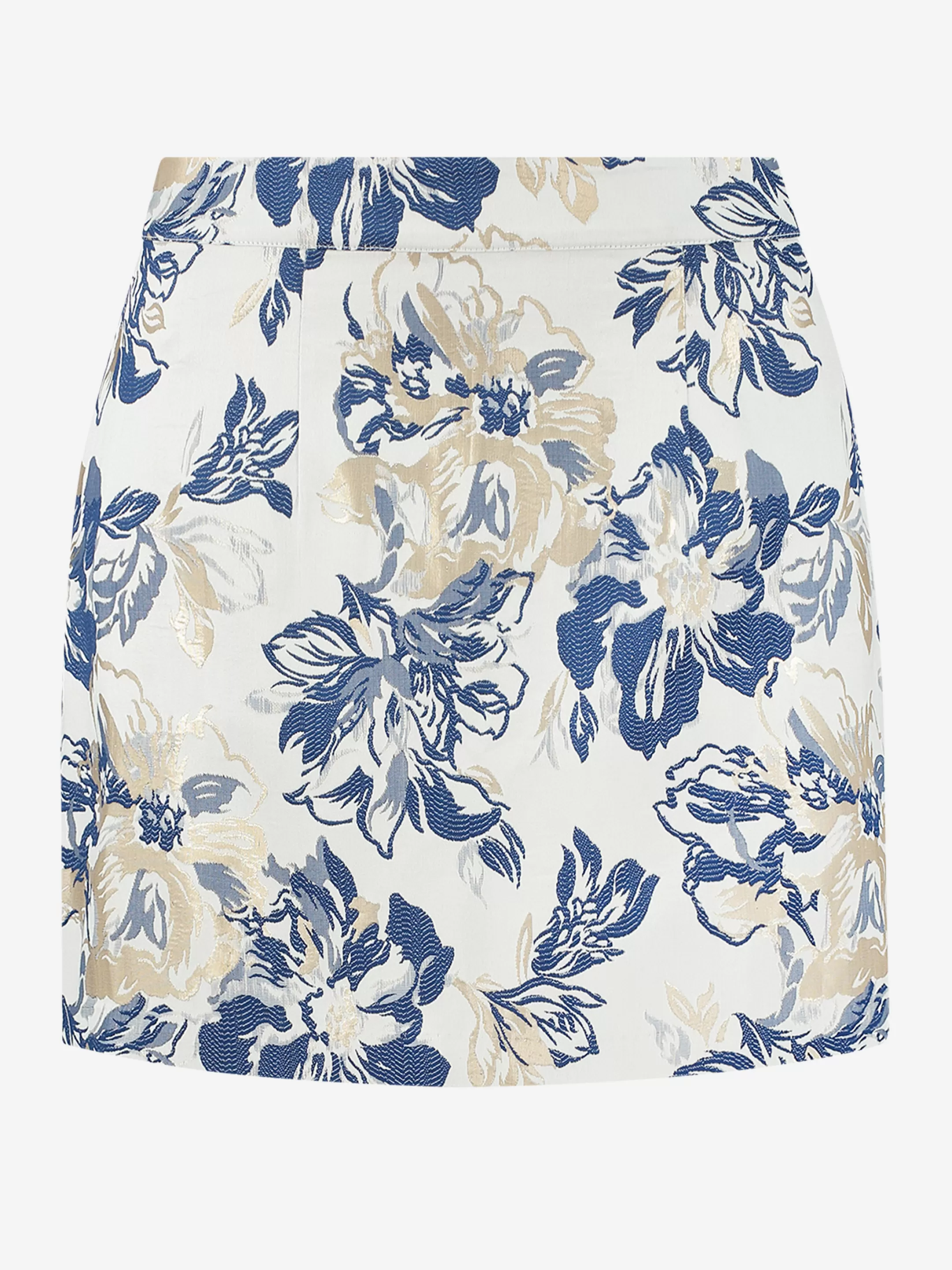 Online NIKKIE Jacquard woven fitted skirt   Deep blue