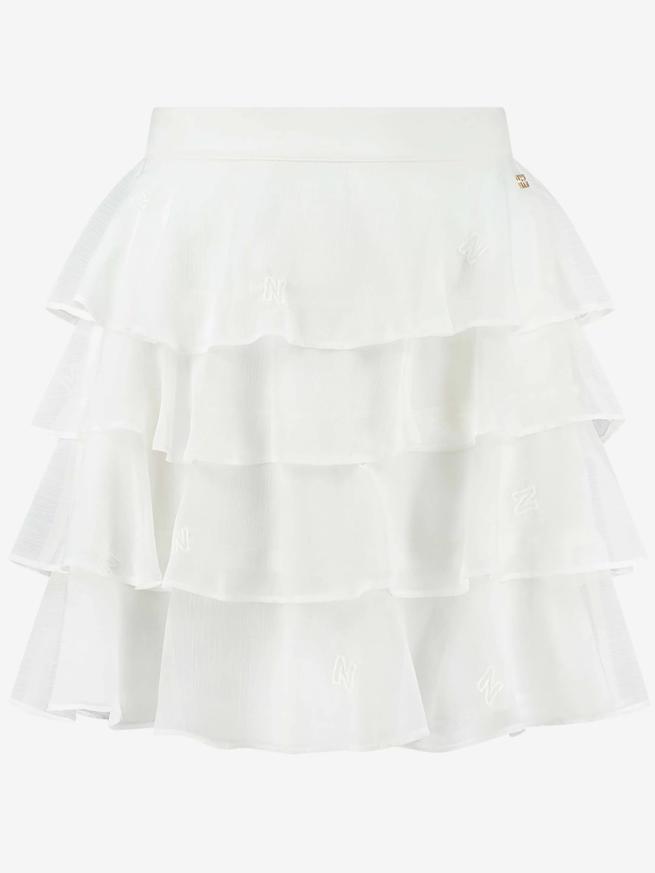 Flash Sale NIKKIE Layered skirt with elastic waistband Star White