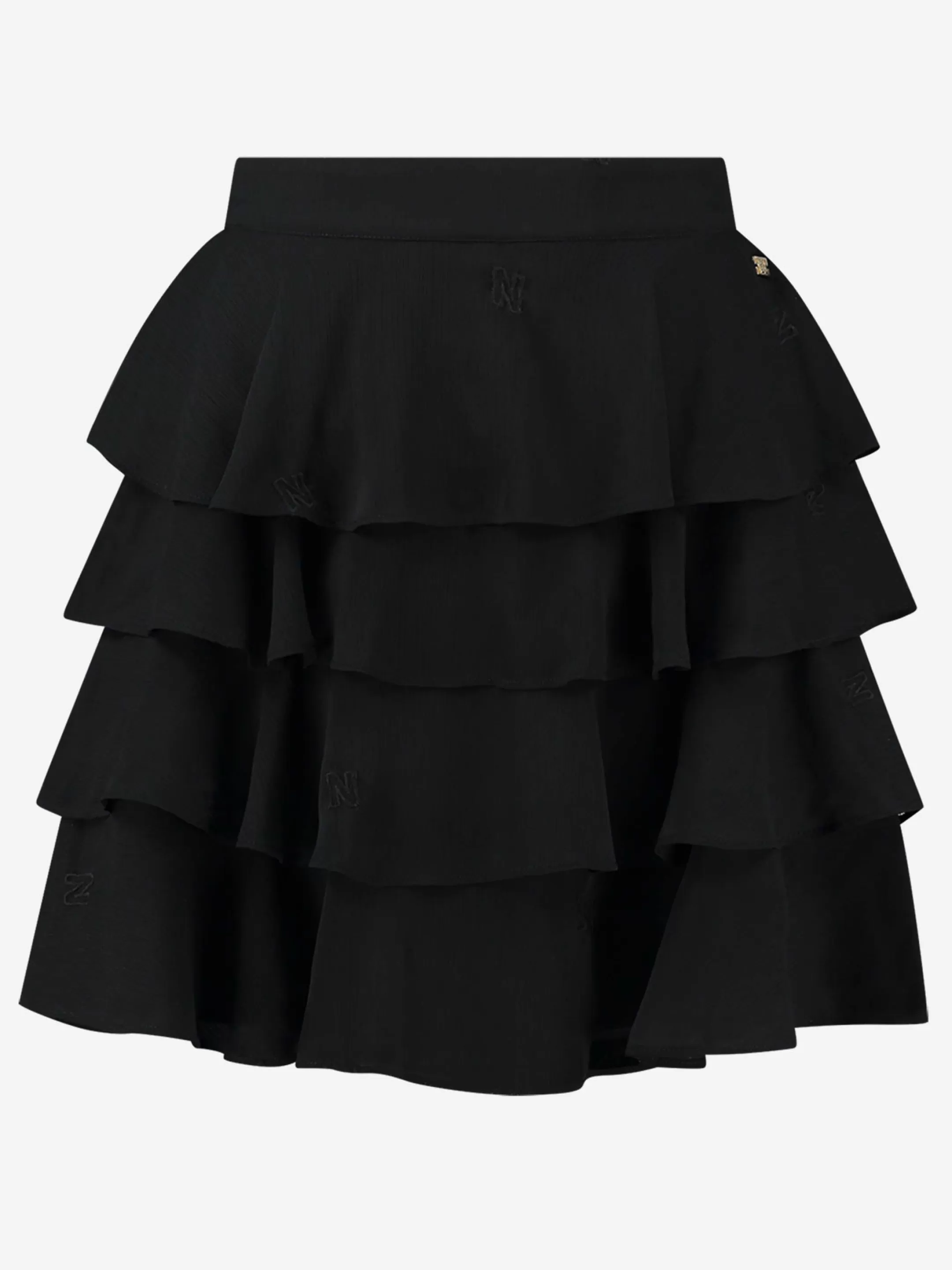 Online NIKKIE Layered skirt with elastic waistband Black