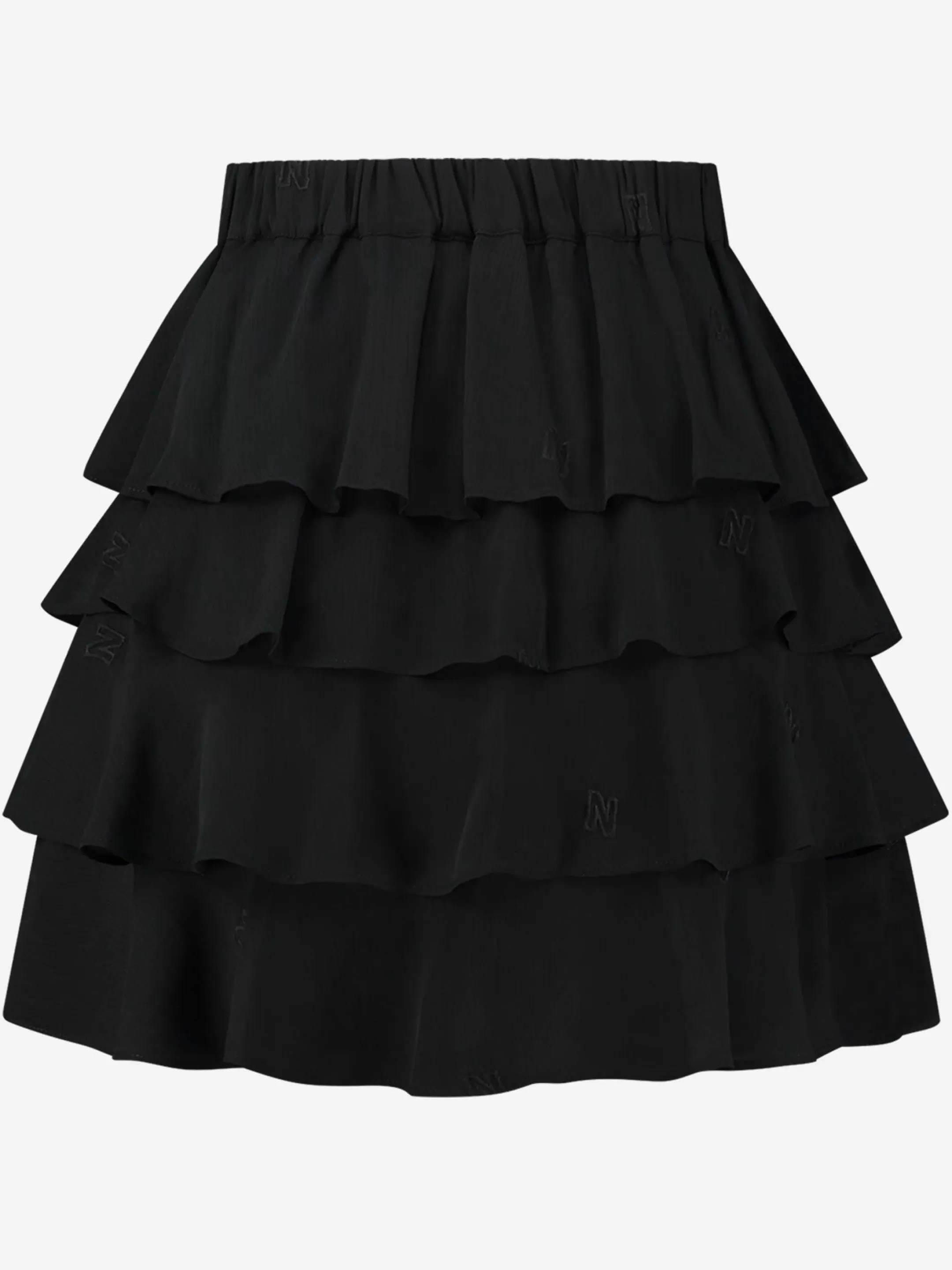 Online NIKKIE Layered skirt with elastic waistband Black