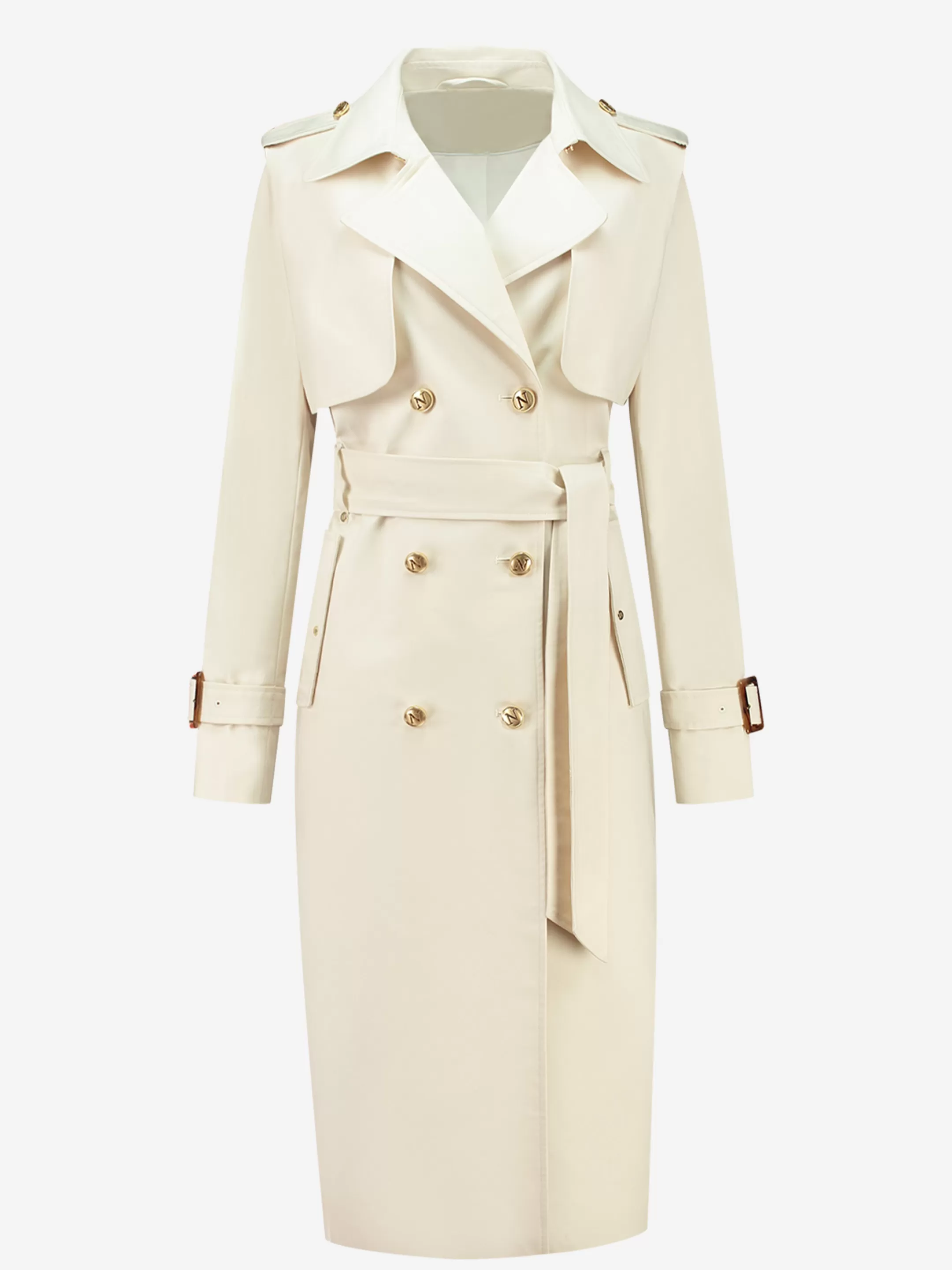 Clearance NIKKIE Long Trenchcoat Pearl