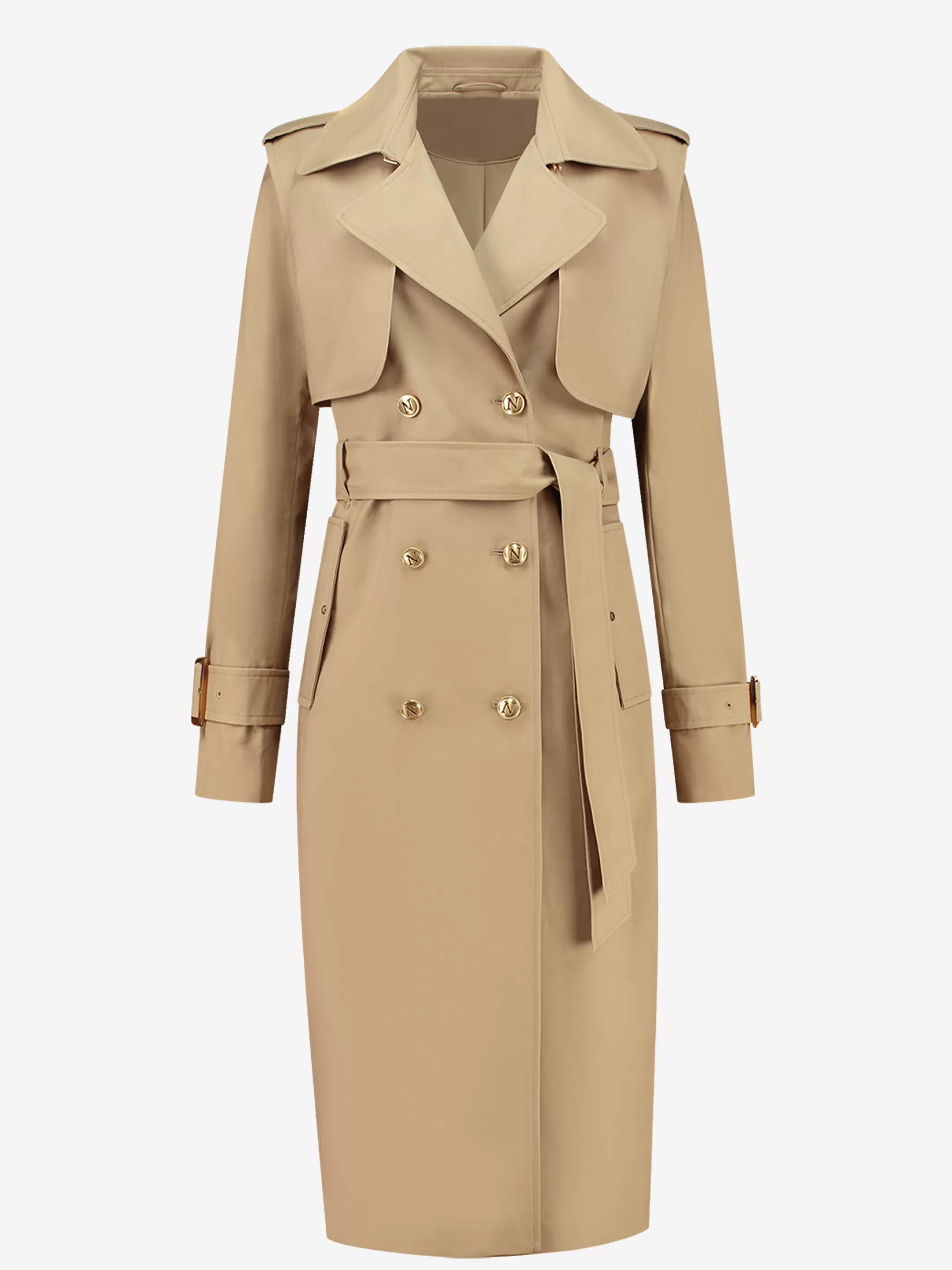 New NIKKIE Long Trenchcoat Cashew