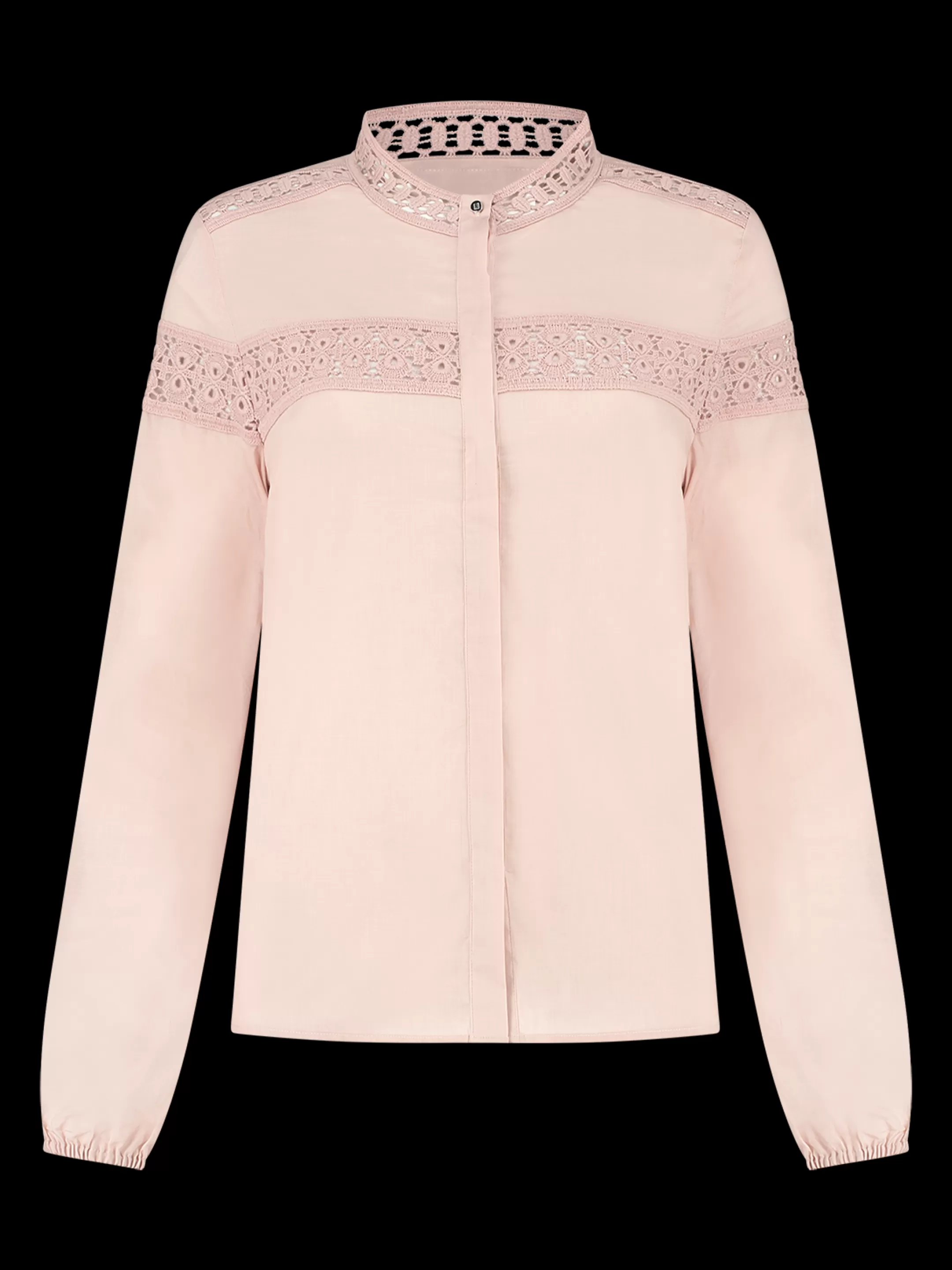 Hot NIKKIE LOOSE FIT BLOUSE WITH LACE Rose Smoke