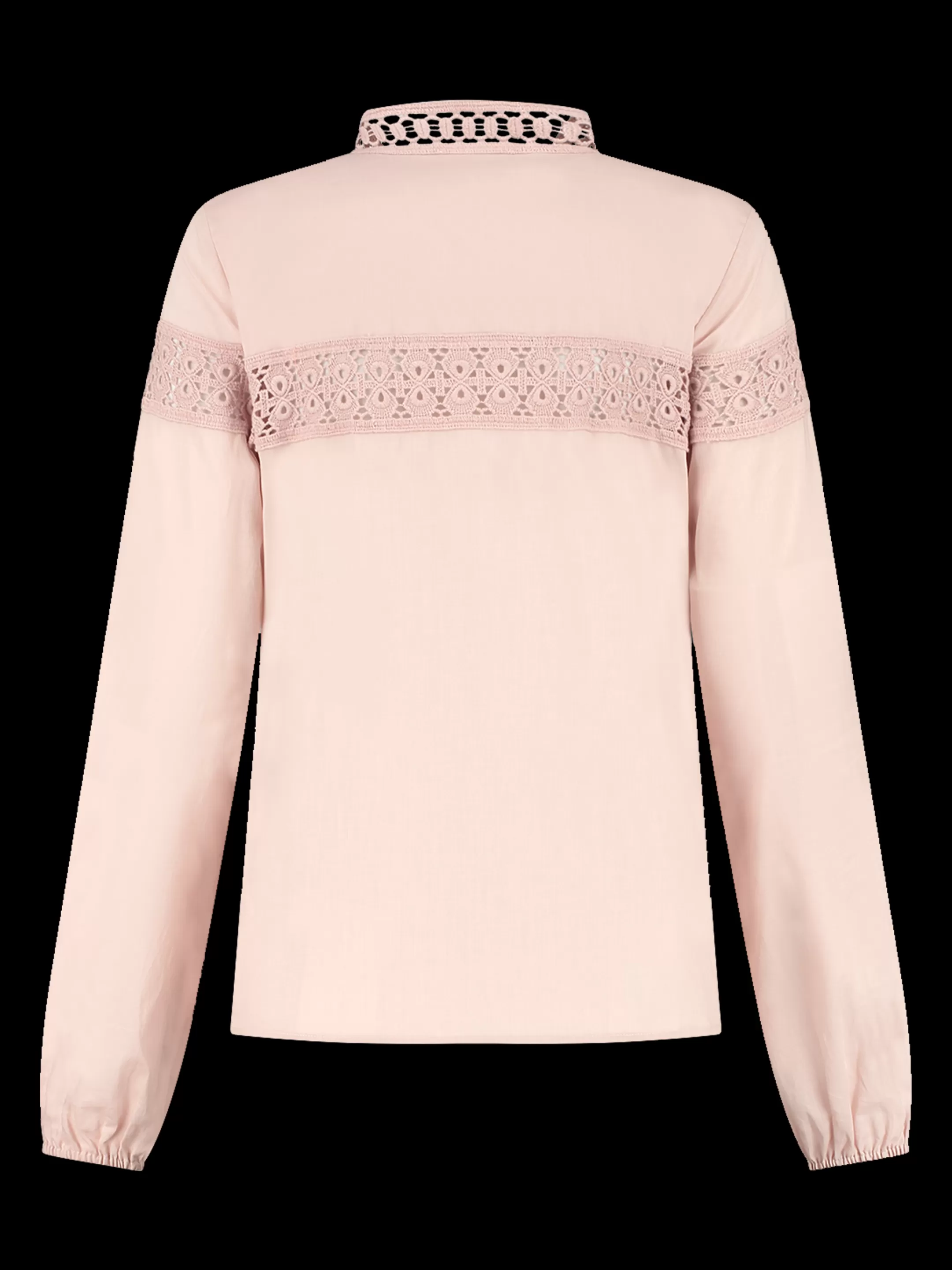 Hot NIKKIE LOOSE FIT BLOUSE WITH LACE Rose Smoke