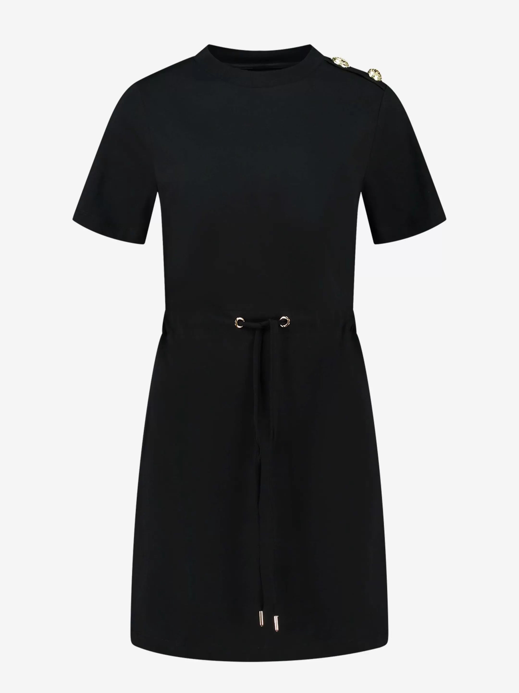 Fashion NIKKIE Loose fit tee dress with string Black