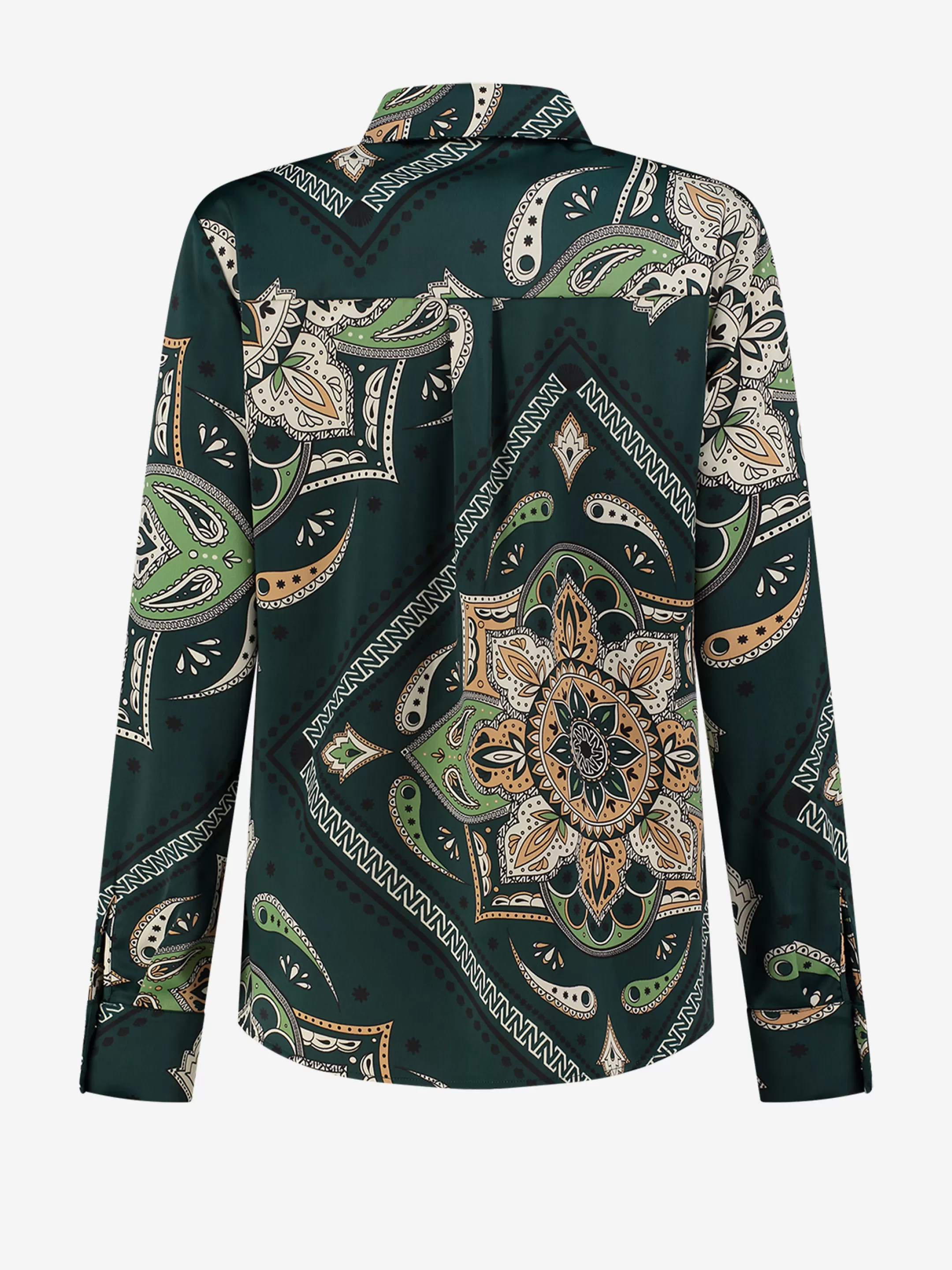 Clearance NIKKIE Loren Mandala Blouse Pine Green