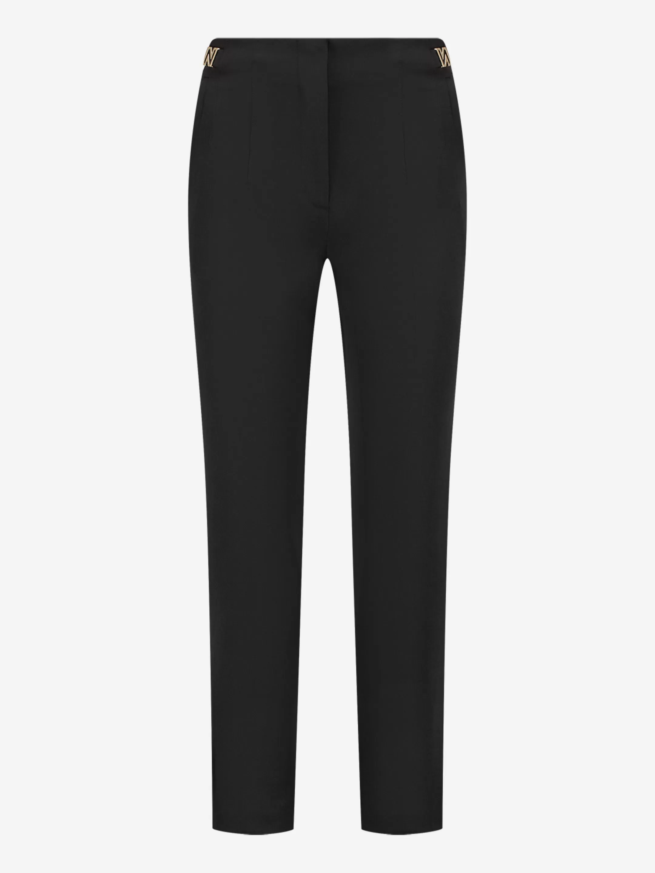Discount NIKKIE Mid rise fitted pants Black