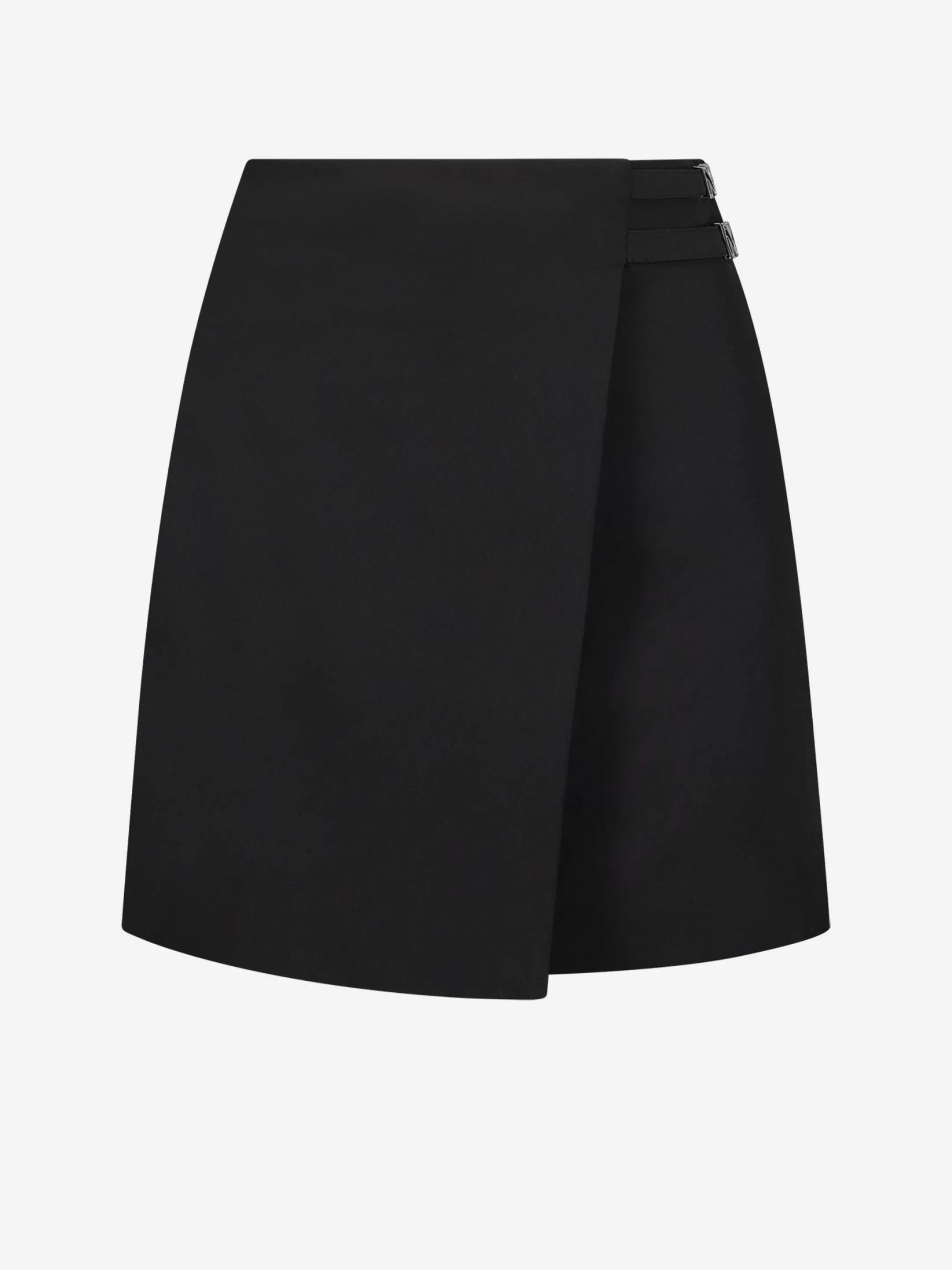 Hot NIKKIE Mini skirt with N slides Black